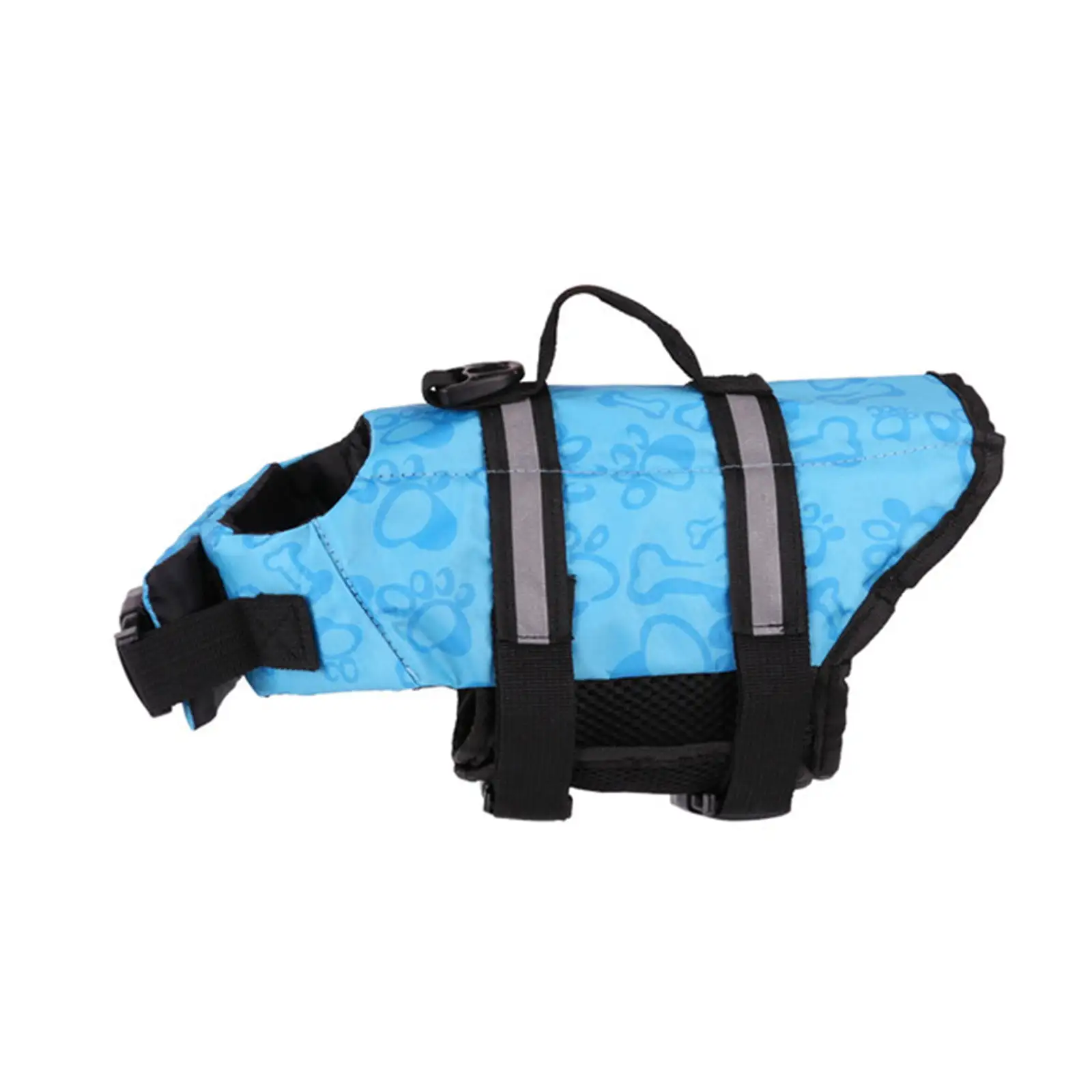 SDJMa Dog Life Jacket. Reflective & Adjustable Dog Life Vest with Rescue Handle for Swimming and Boating. Pet Safety Life Preserver for Small. Medium and Large Dogs(S)