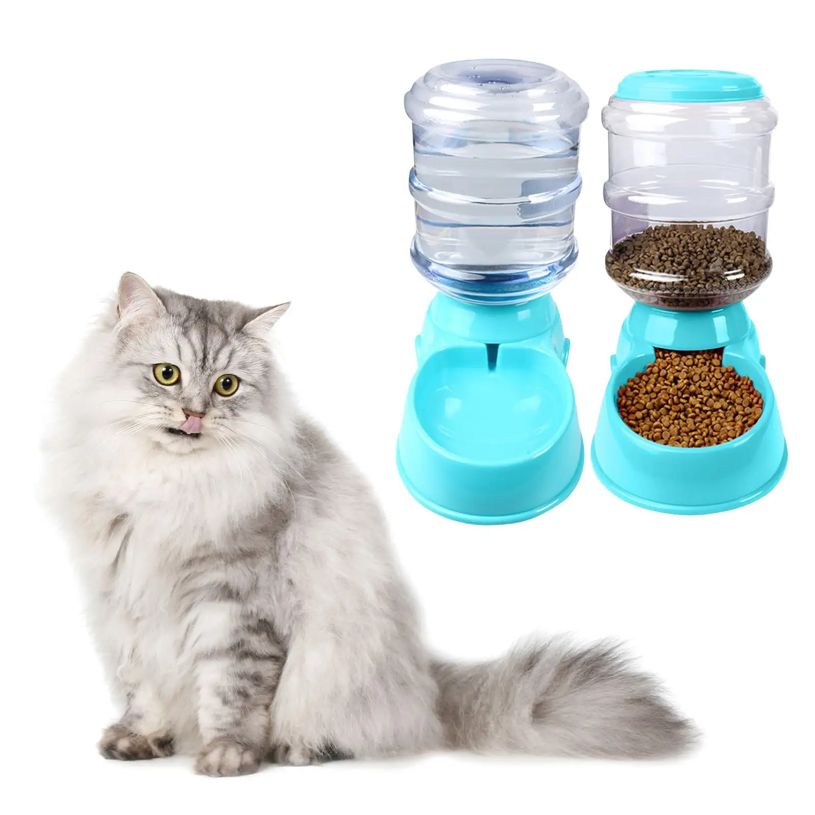 SEAYI Automatic Self Dispensing Pet Feeder for Cats And Dogs 3.8L Capacity Water Feeder