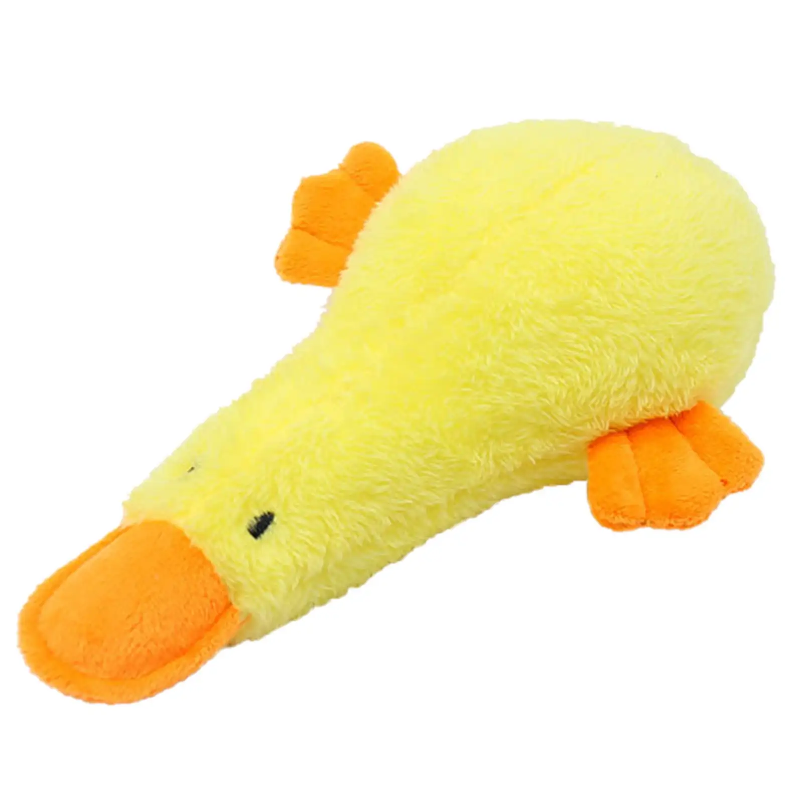 SEFUONI Dog Plush Squeak Toys Stuffed Puppy Chew Toy Pet Supplies Duck-shape Toy