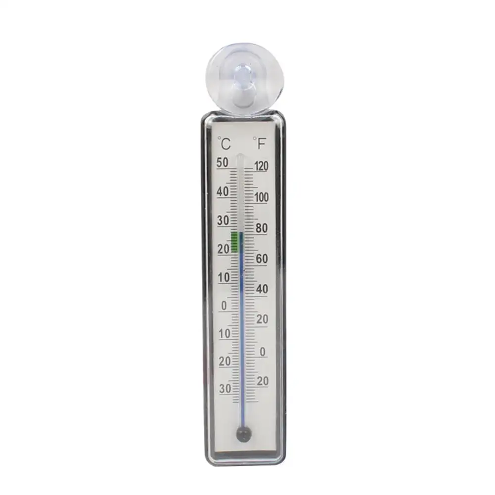 SIHUA Aquarium Thermometer Fish Tank Glass Temperature Gauge Meter Suction Cup