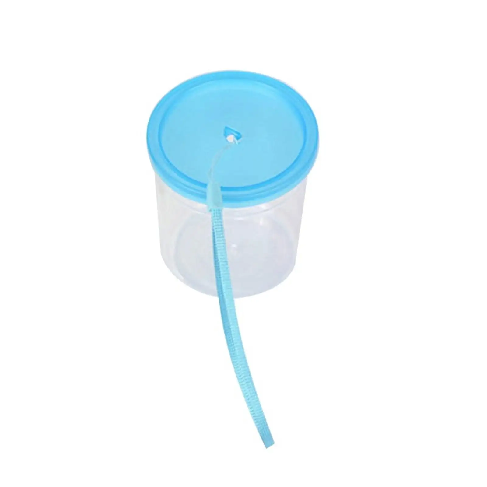 SPHET Small Plastic Fish Tank Cup for Betta Jellyfish Portable Single Fish Aquariums Turtle Feeding Bottles Random Color