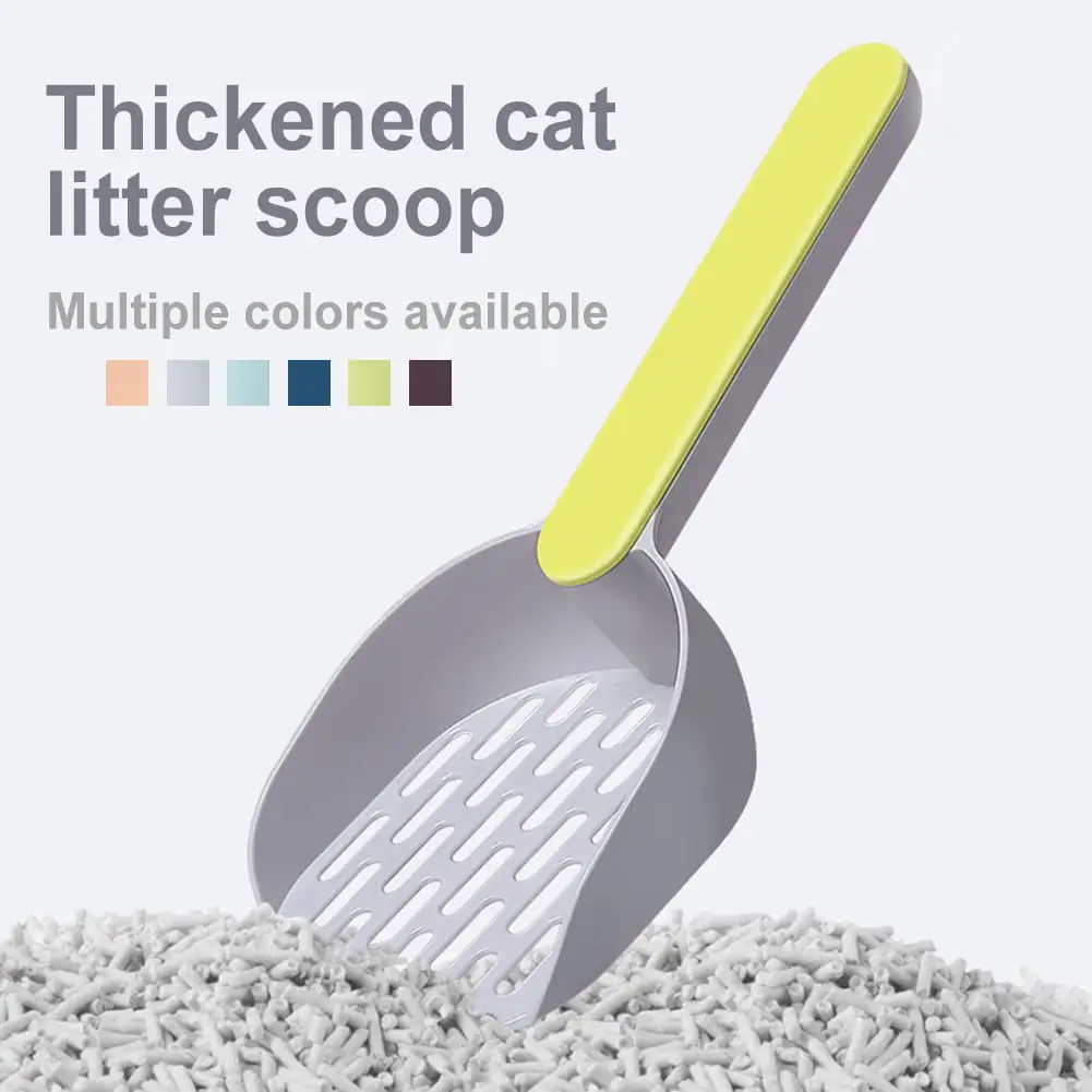 SPRING PARK Portable ABS Cat Litter Scoop. Kitty Litter Boxes Scooper Pet Sift Shovel. Litter Cleaning Tool