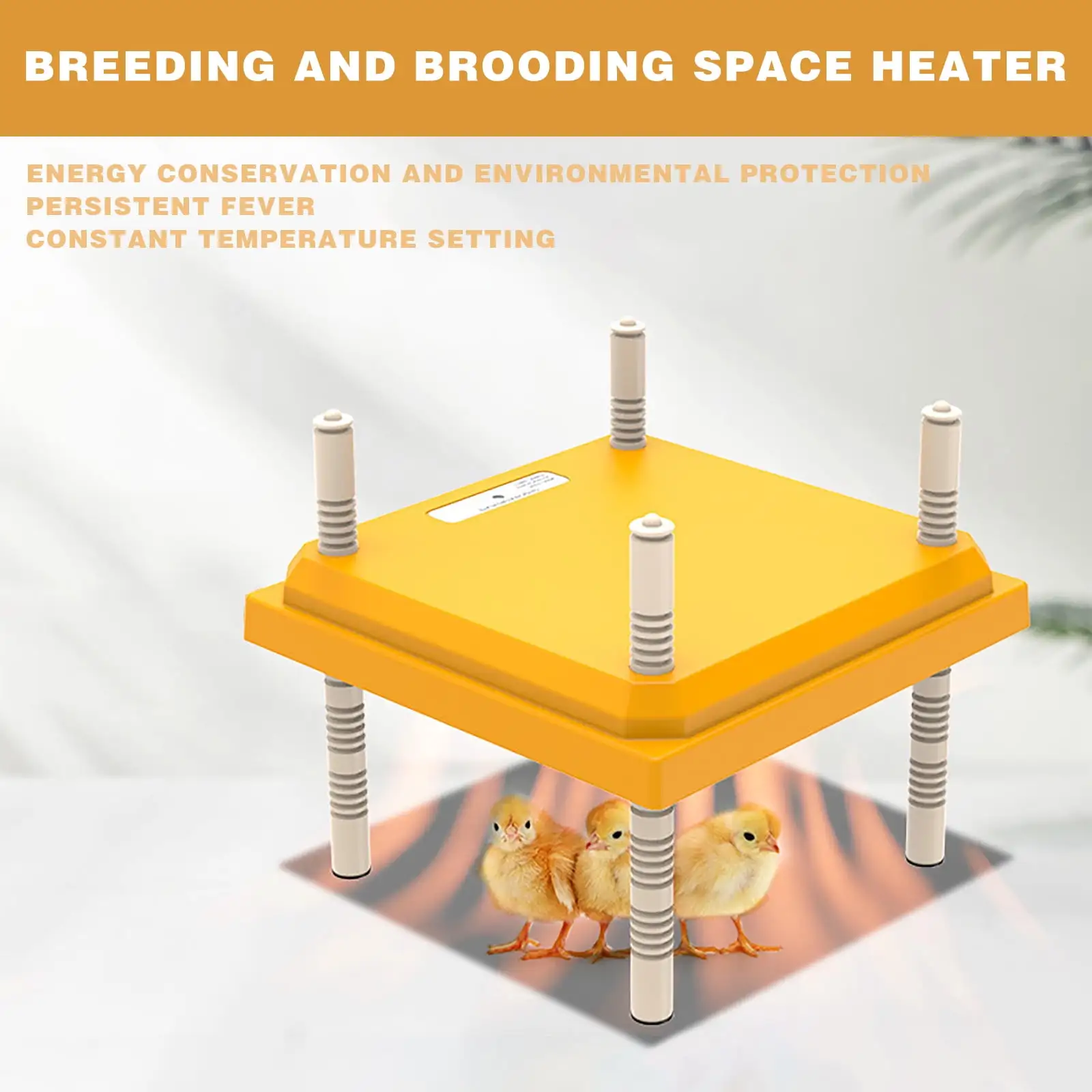 SRstrat Chick Heater Brooder.Pet Insulation Board Space Heater Chicken Heater Baby Raising Chicken Baby Raising Device Baby Raising Pavilion Angle Adjustable Brooder Heater for Chicks