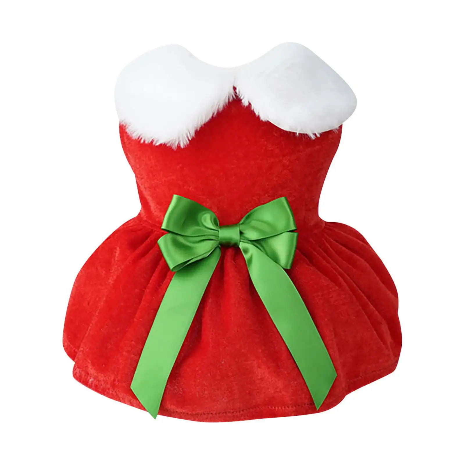 Santa Dog Christmas Outfit Thermal Holiday Puppy Dress Pet Clothes Small Cat Dresses Female Puppies Clothes Dress Puppy Clothes for Extra Small Dogs Female Dress for Dog Christmas Dog Clothes