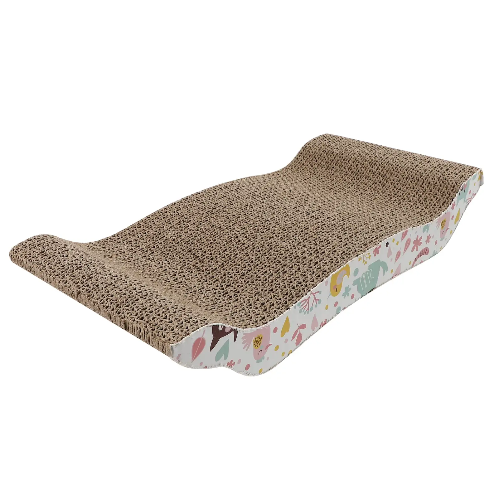 Scratching Cat Pad Scratcher Reversible Cardboard Mat Kitten Catnip Claws Sofa Bed Anti Panels Pad