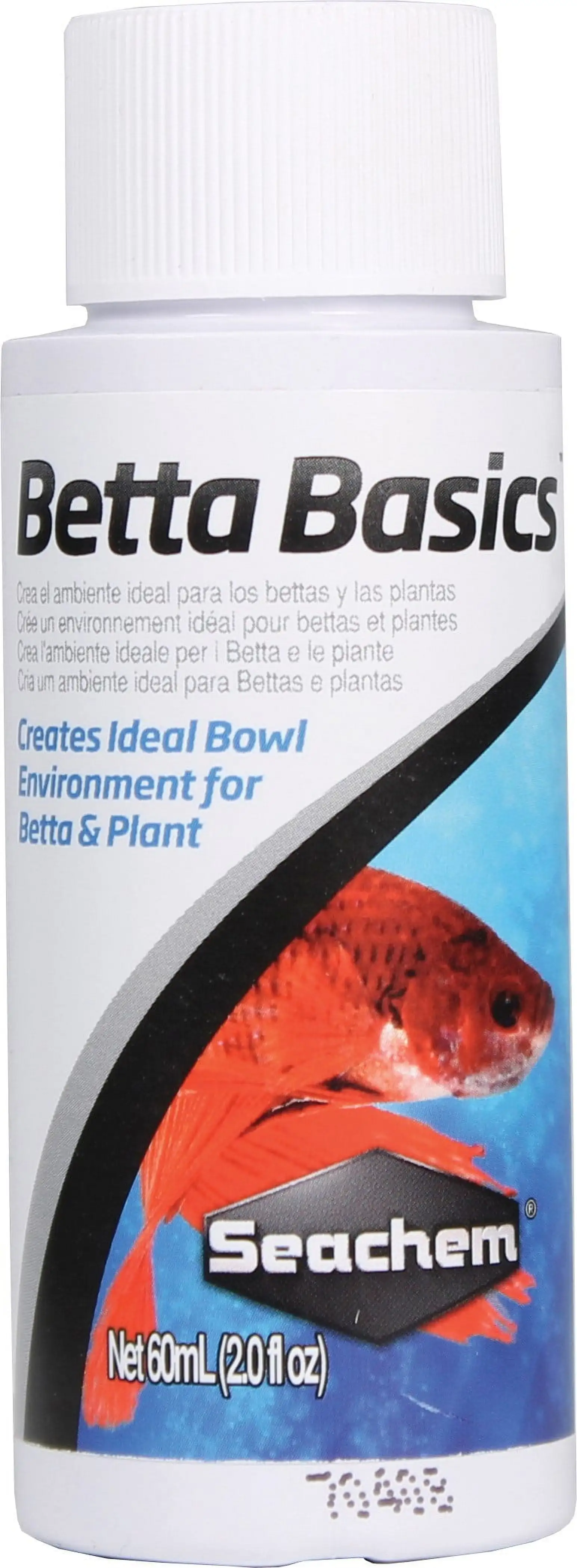 Seachem Betta Basics Fresh Water Fish & Aquatic Life Water Treatment. 2 Oz