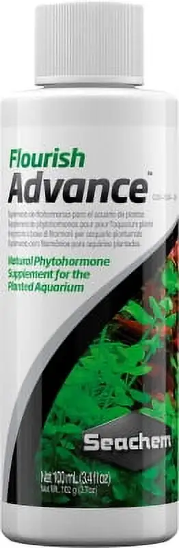 Seachem Flourish Advance Plant Growth Fish & Aquatic Supplement. 3.4 Oz