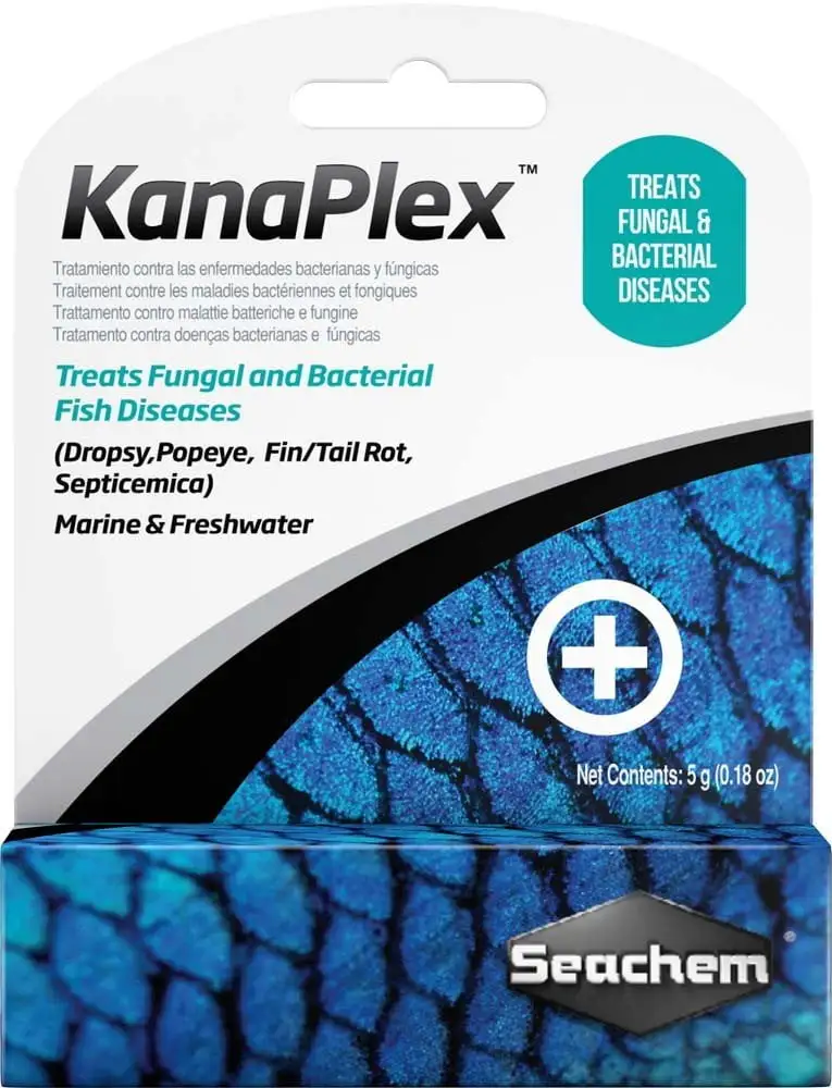 Seachem KanaPlex Treats Fungal and Bacterial Fish Diseases - 5 grams (0.18oz)