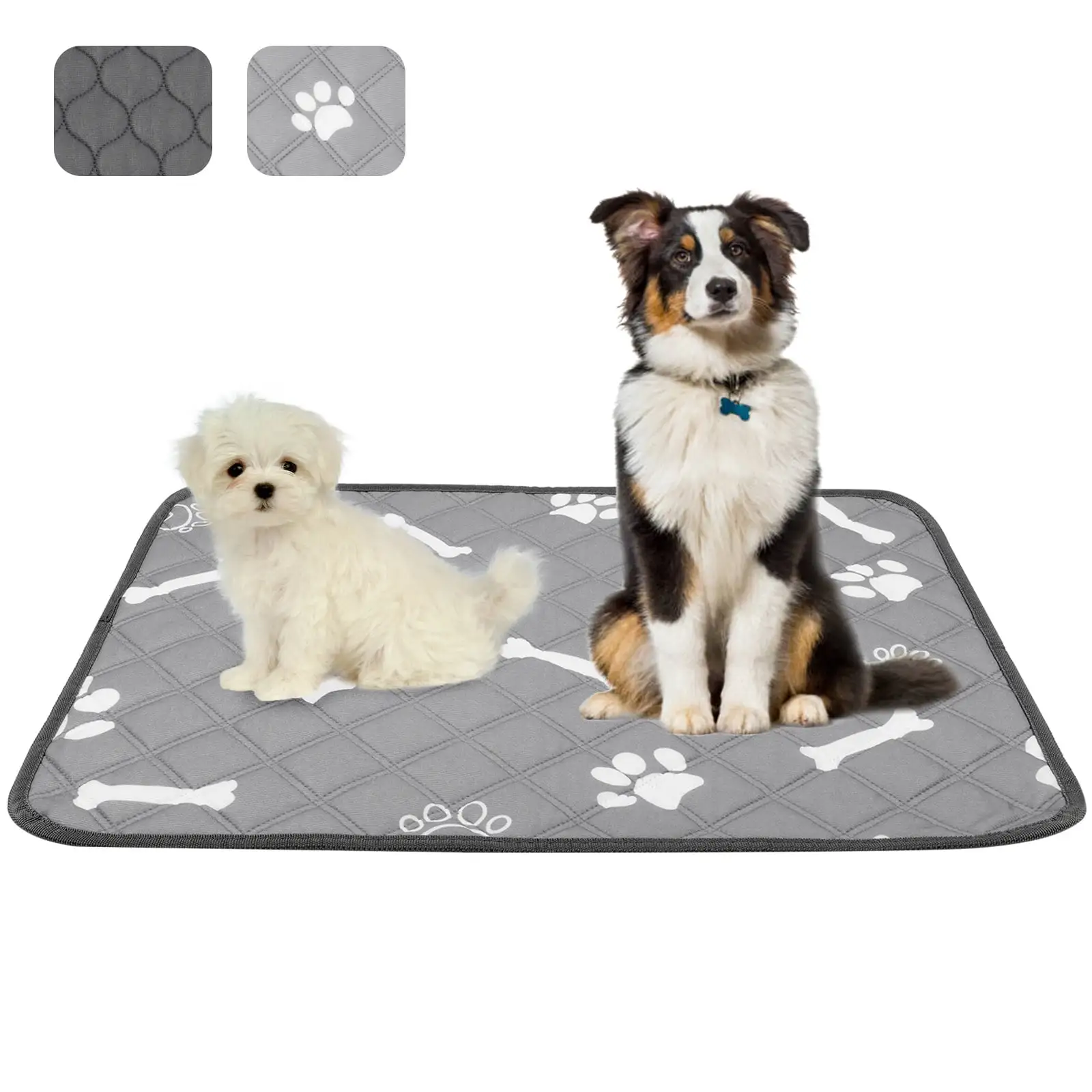 Sennaux 71x71 Washable Dog Pee Pads Reusable Whelping Mat Puppy Training Pad Non-Slip Extra Large