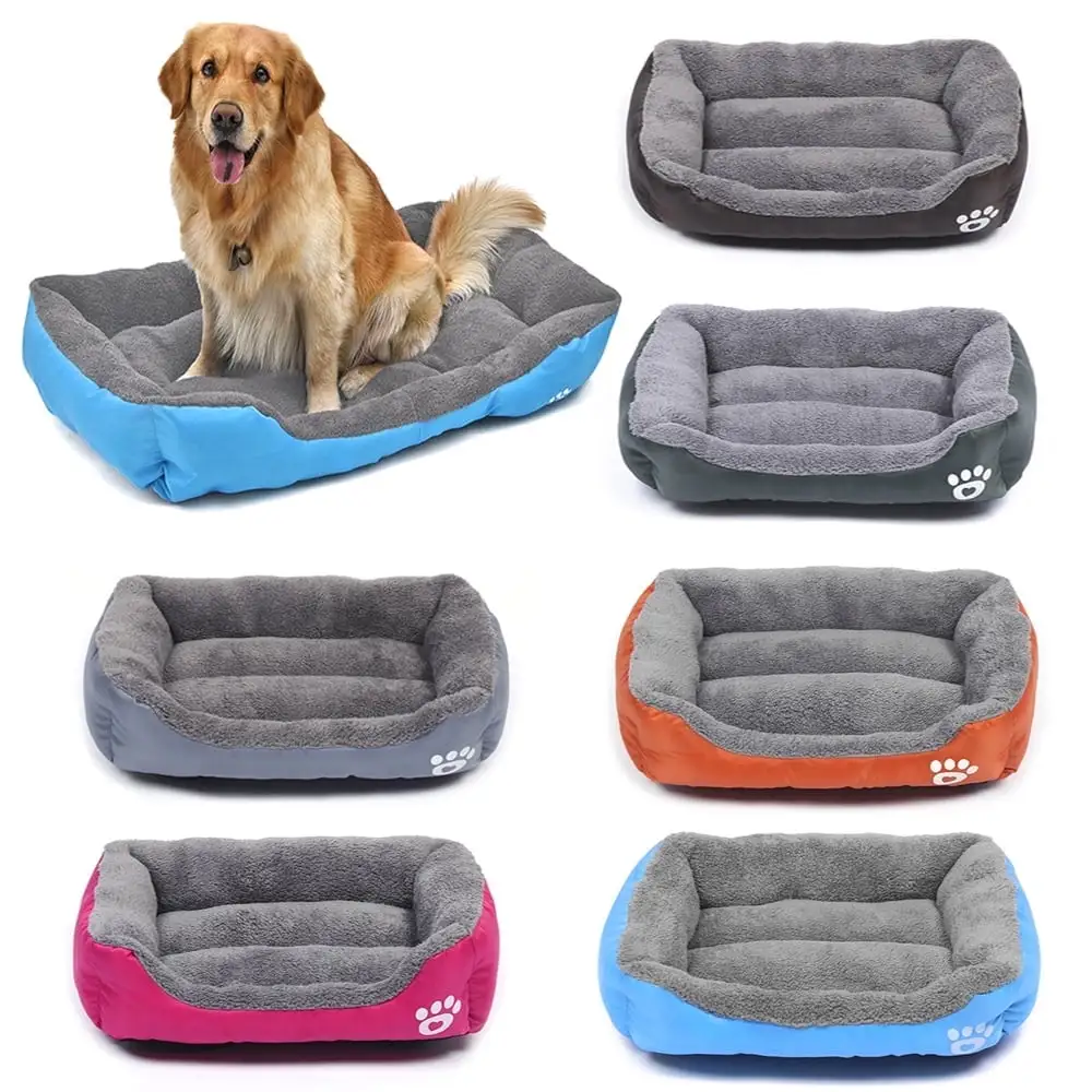 Sennaux Dog Bed for Small Medium Large Dogs Puppy Cushion Kennel Pet Beds Rectangle. S