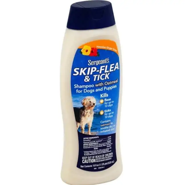 Sergeants Skip-Flea Flea and Tick Shampoo for Dogs Hawaiian Ginger Scent