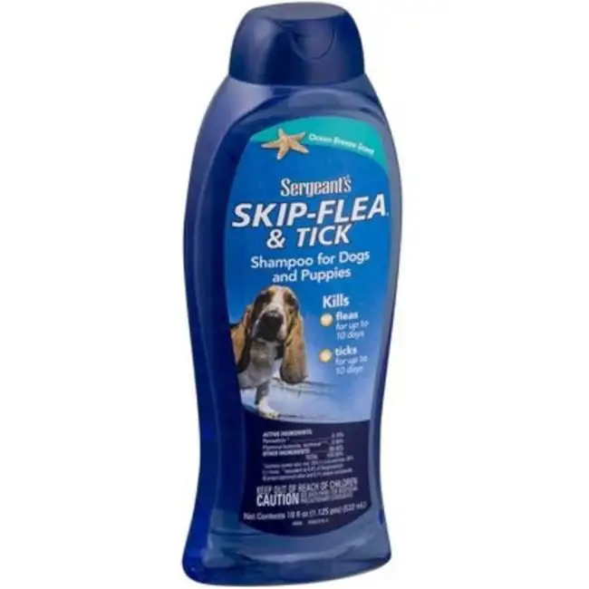 Sergeants Skip-Flea Flea and Tick Shampoo for Dogs Ocean Breeze Scent