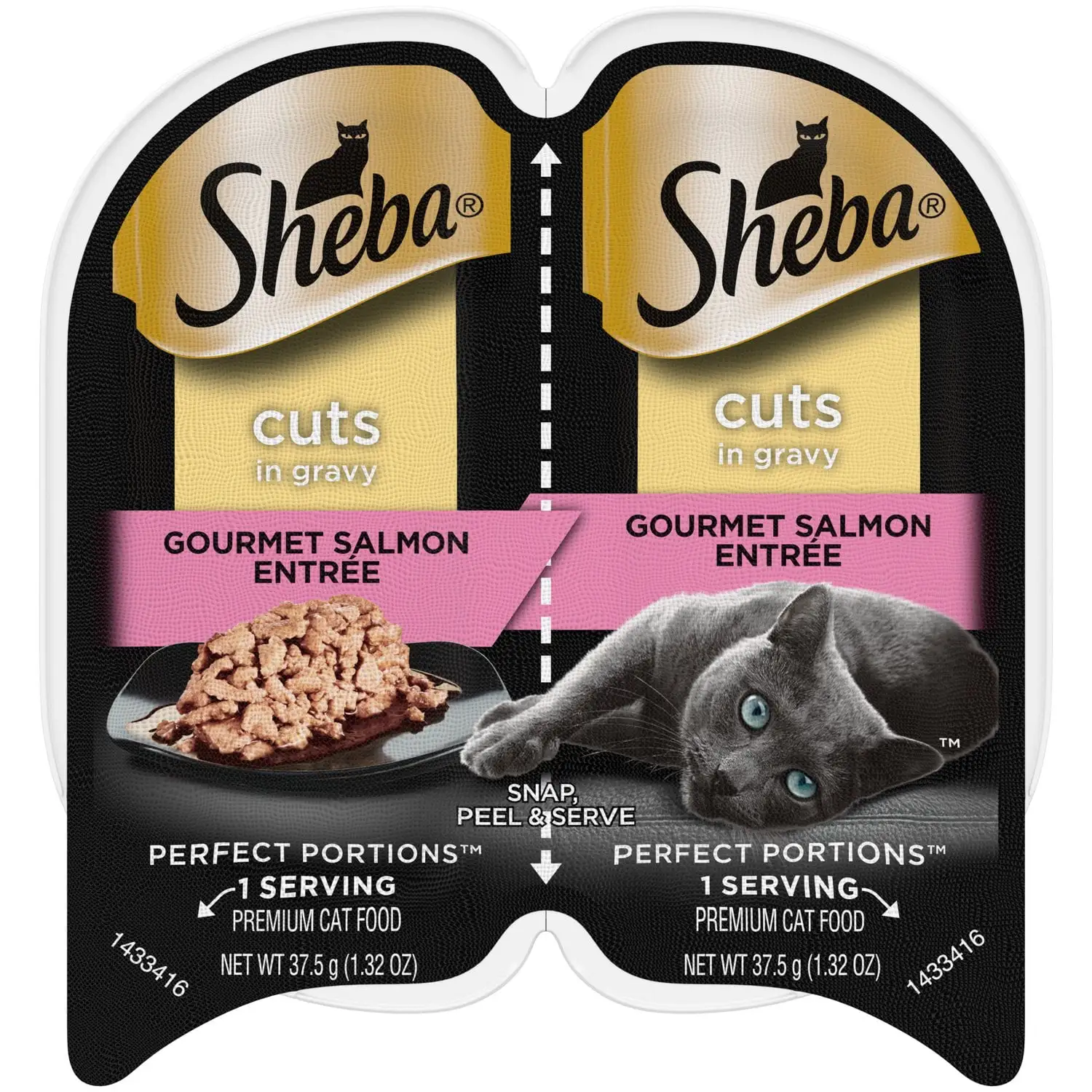 Sheba Perfect Portions Gourmet Salmon Entree Wet Cat Food. 2.64 oz