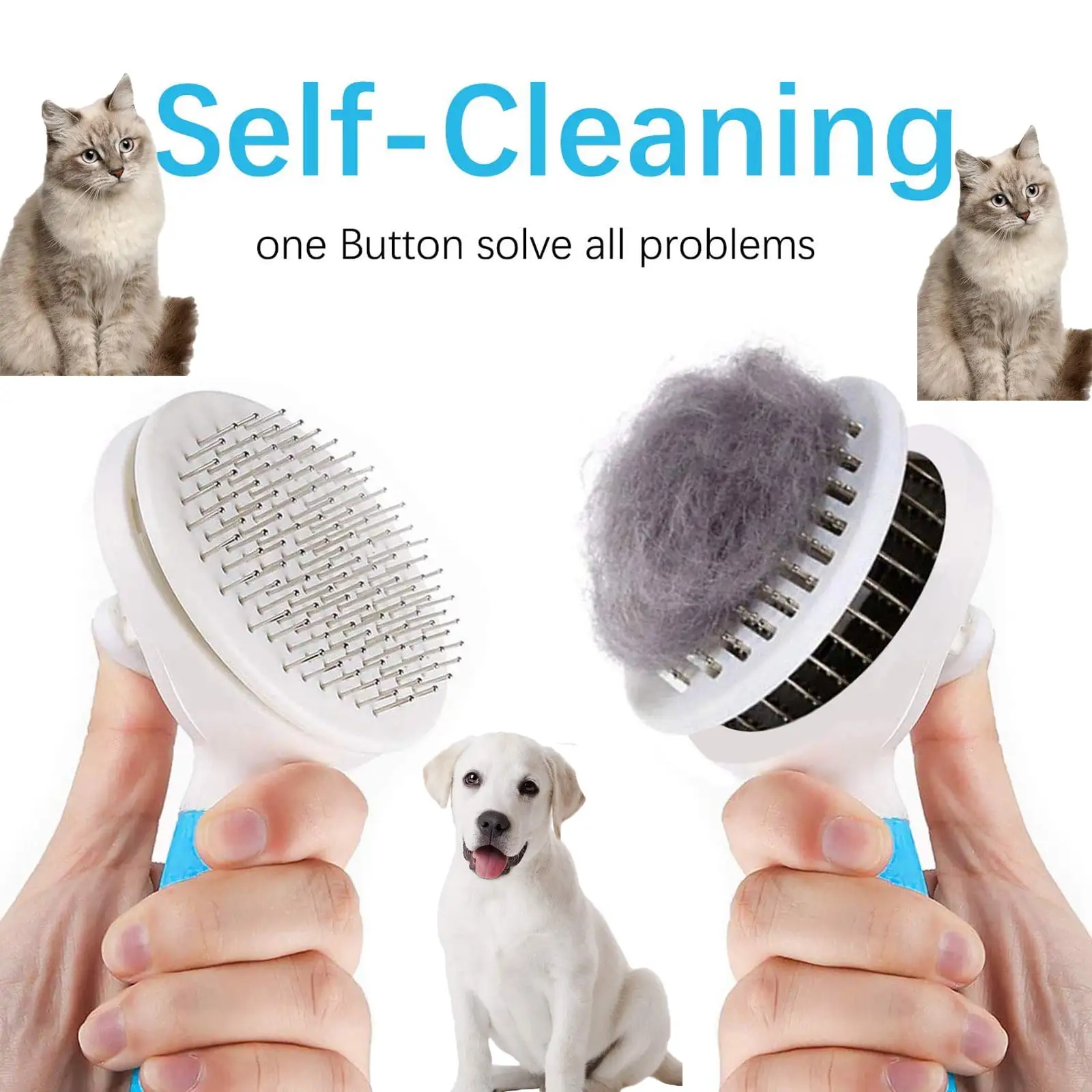 Shldybc Cleaning and Dog Brush To Undercoat Suitable Long Short Hair. Summer Savings Clearance