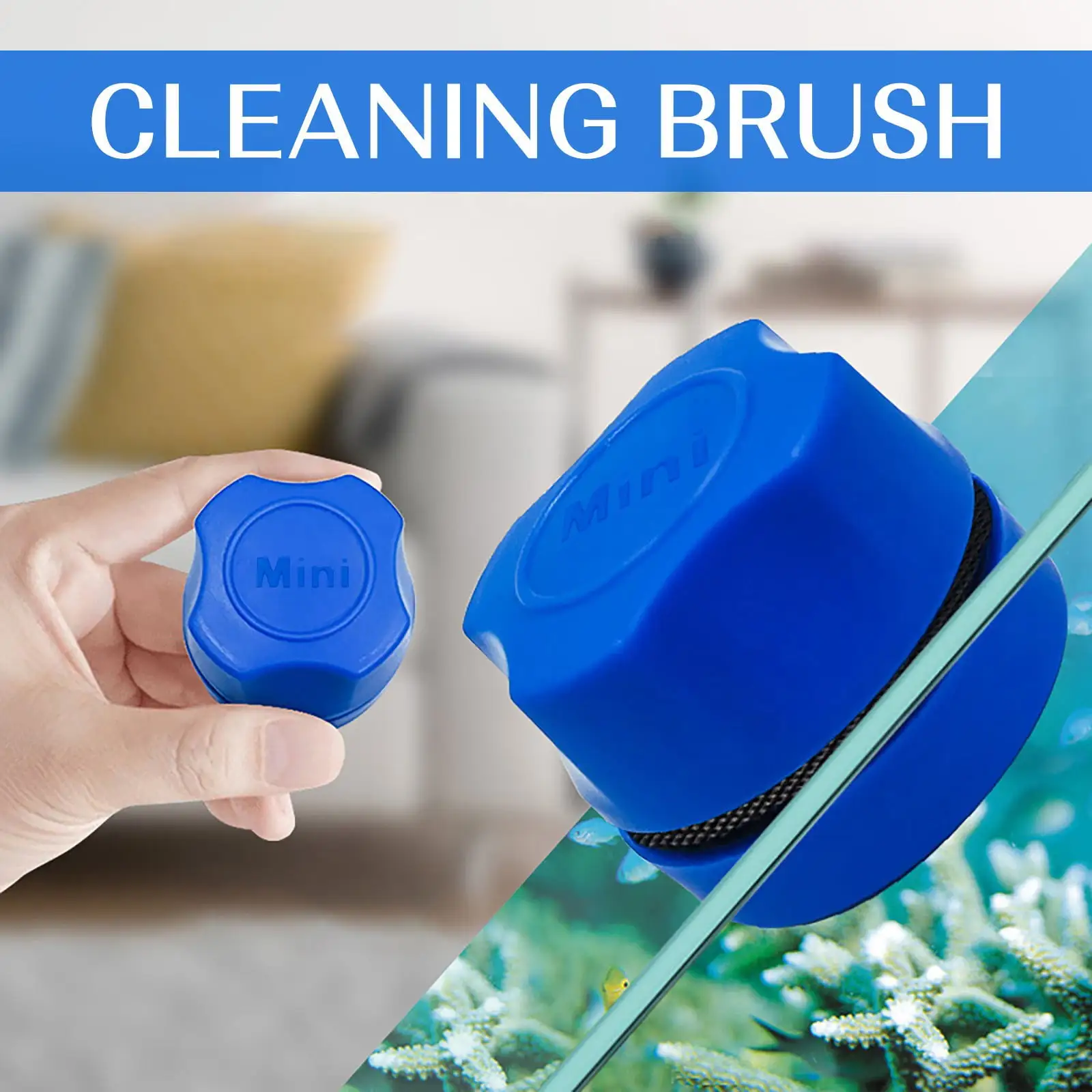 Shldybc Magnetic Aquarium Fish Tank Glass Cleaner Scrubberes Floating Clean Brush. Summer Savings Clearance