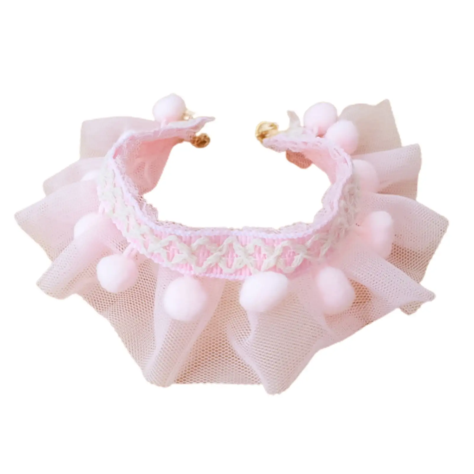 Shulemin Pet Collar Mesh Tulle Dress-up Skin Friendly Fashion Dogs Cats Necklace Loop Pet Supplies