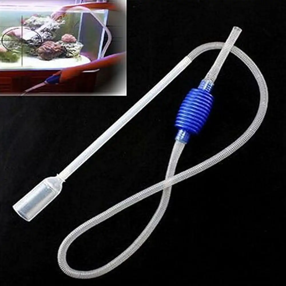 Sijiali Aquarium Siphon Cleaner Maintenance Gravel Vacuum Water Change Pump Filter for Fish Tank