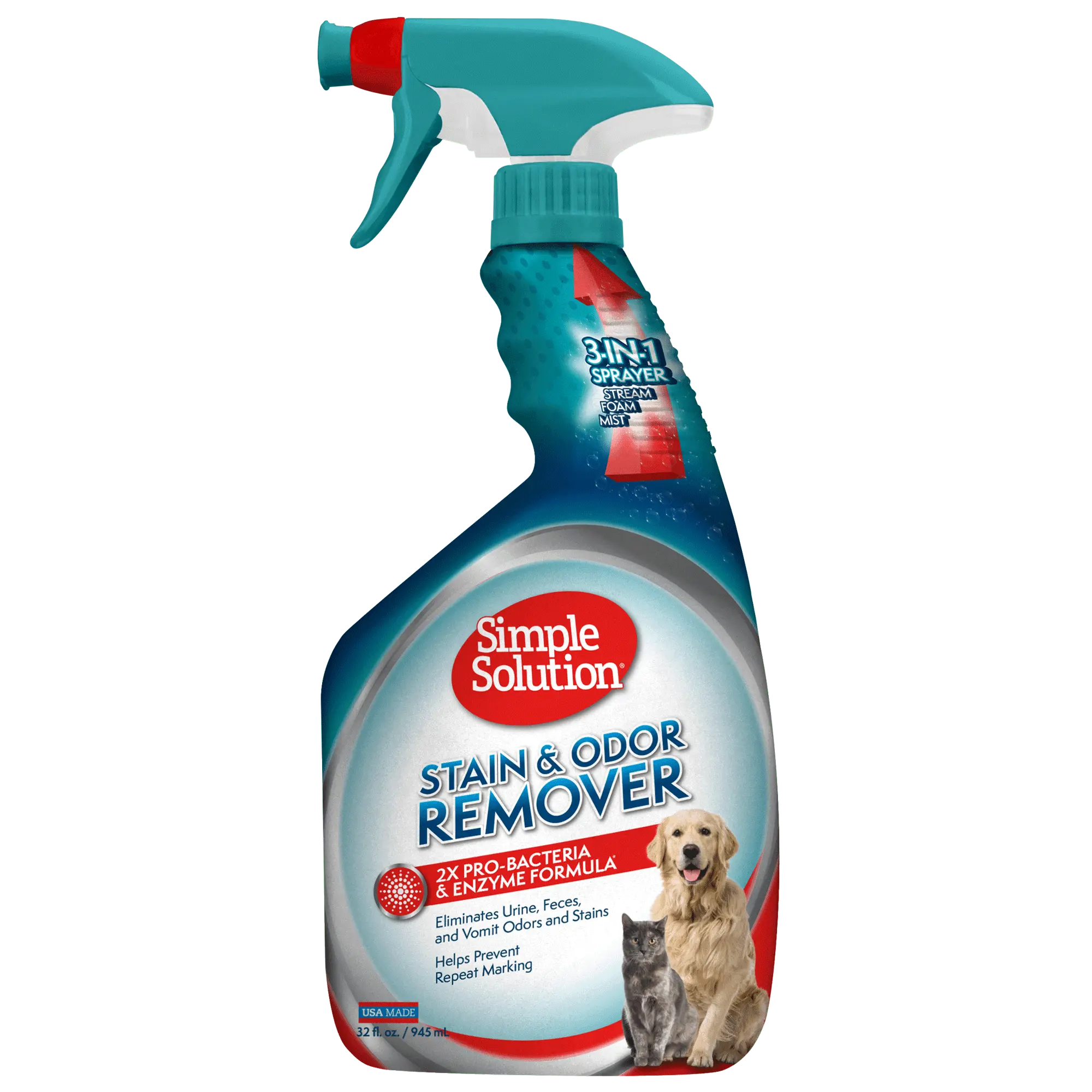 Simple Solution Multi-Surface Pet Stain and Odor Remover - 32 oz.