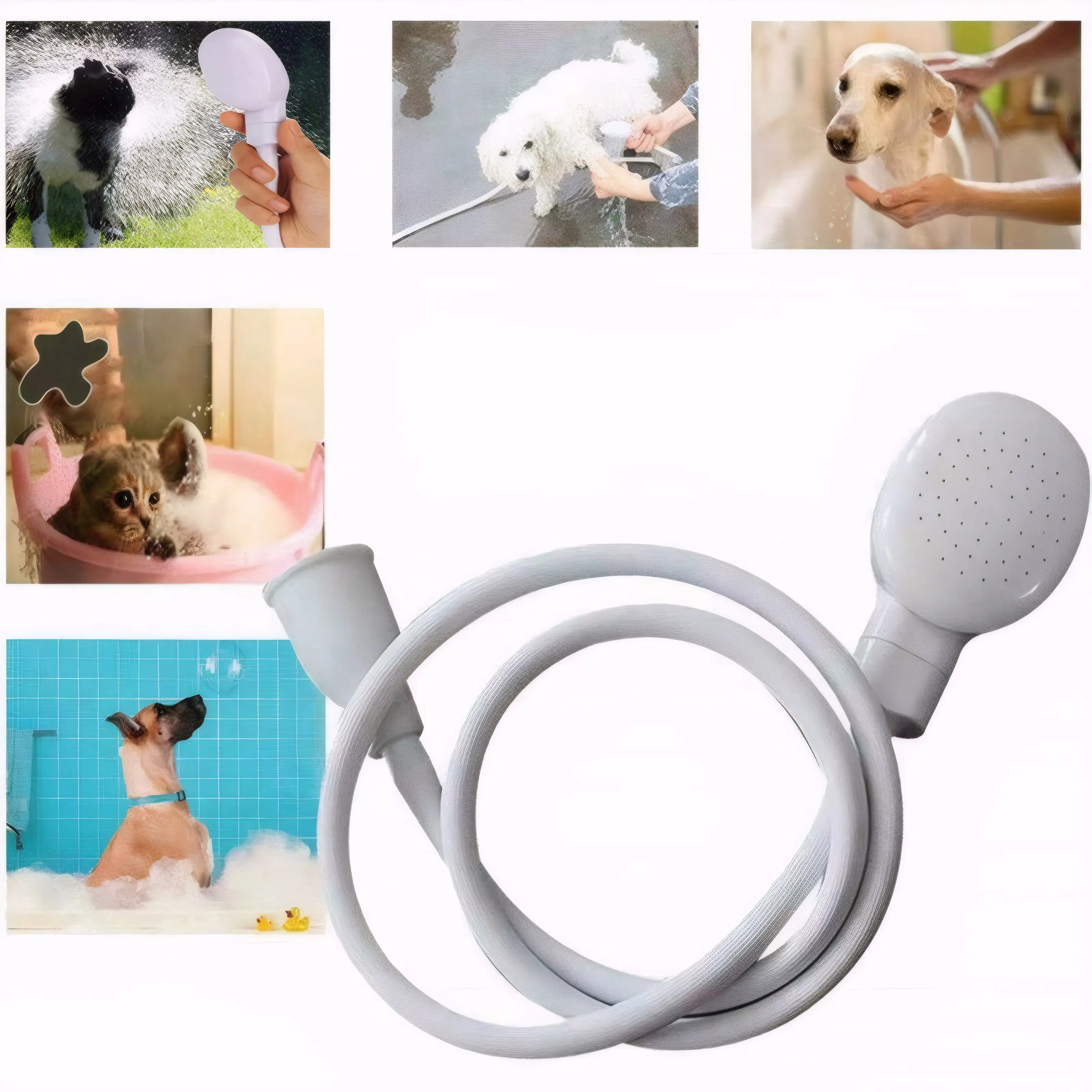 Sink Hose Attachment for Faucet. Portable Faucet Sprayer. Dog Shower Attachment. Handheld Shower Head Spray Hose for Pets.Washing Hair.Bathing Baby