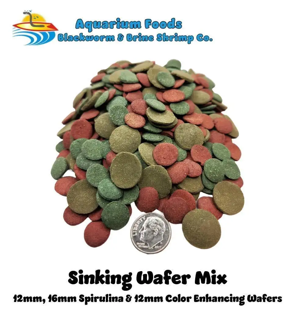 Sinking Wafers Bottom Feeder Fish Food Mix - Algae Eater - Catfish - Plecos??2-lb