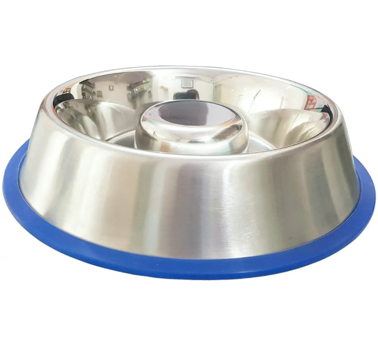 Slow Feed Anti Bloat Dog Bowl with New Bonded Silicone Base