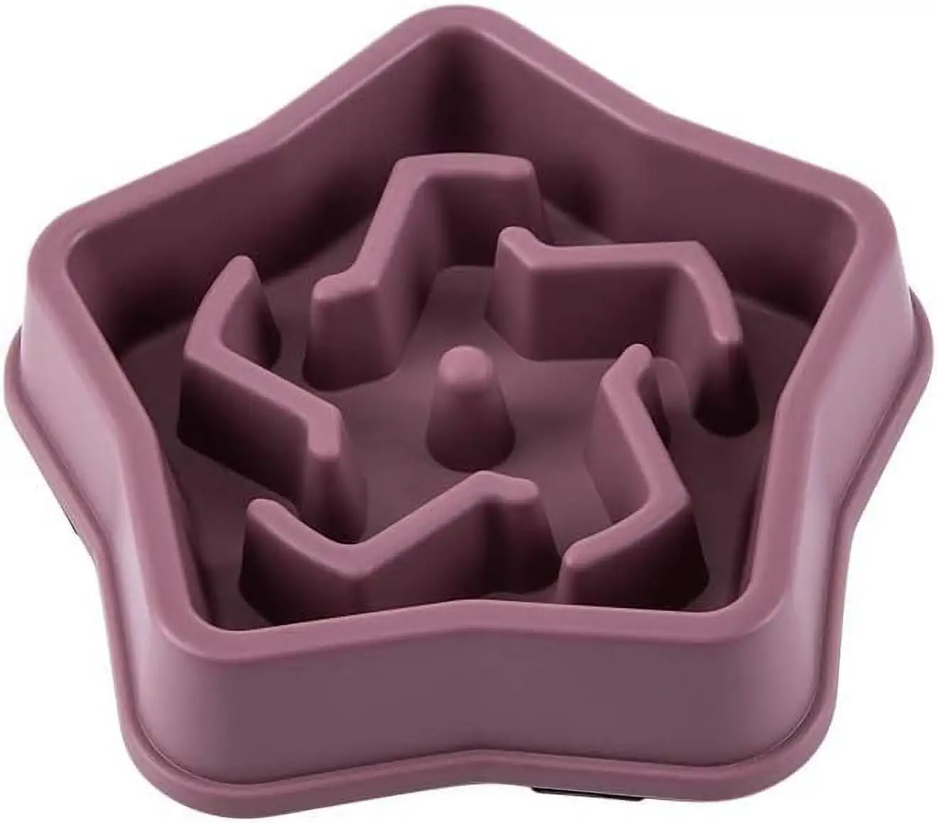 Slow Feeder Dog Bowl - Maze Puzzle Feeder Dog Slow Feeder Bowl. Purple Dog Dish Slow Feeder. 2 Cup Slow Feeder Dog Bowls for Small. Medium. Large Breeds. Dry & Wet Food Slow Feeder for Pets