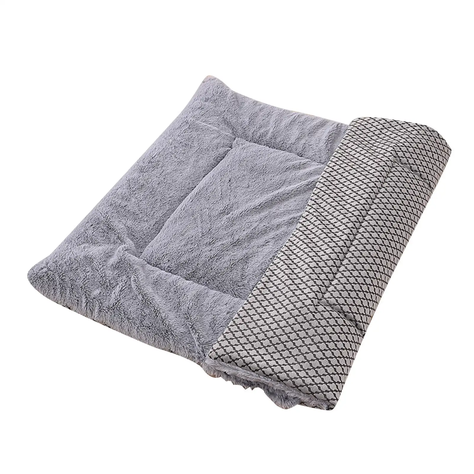 Small Dog Bed Washable Dog Crate Mattress Calming Fluffy Anti Anxiety Dog Beds Deluxe Plush Dog Mat With Anti Slip Bottom