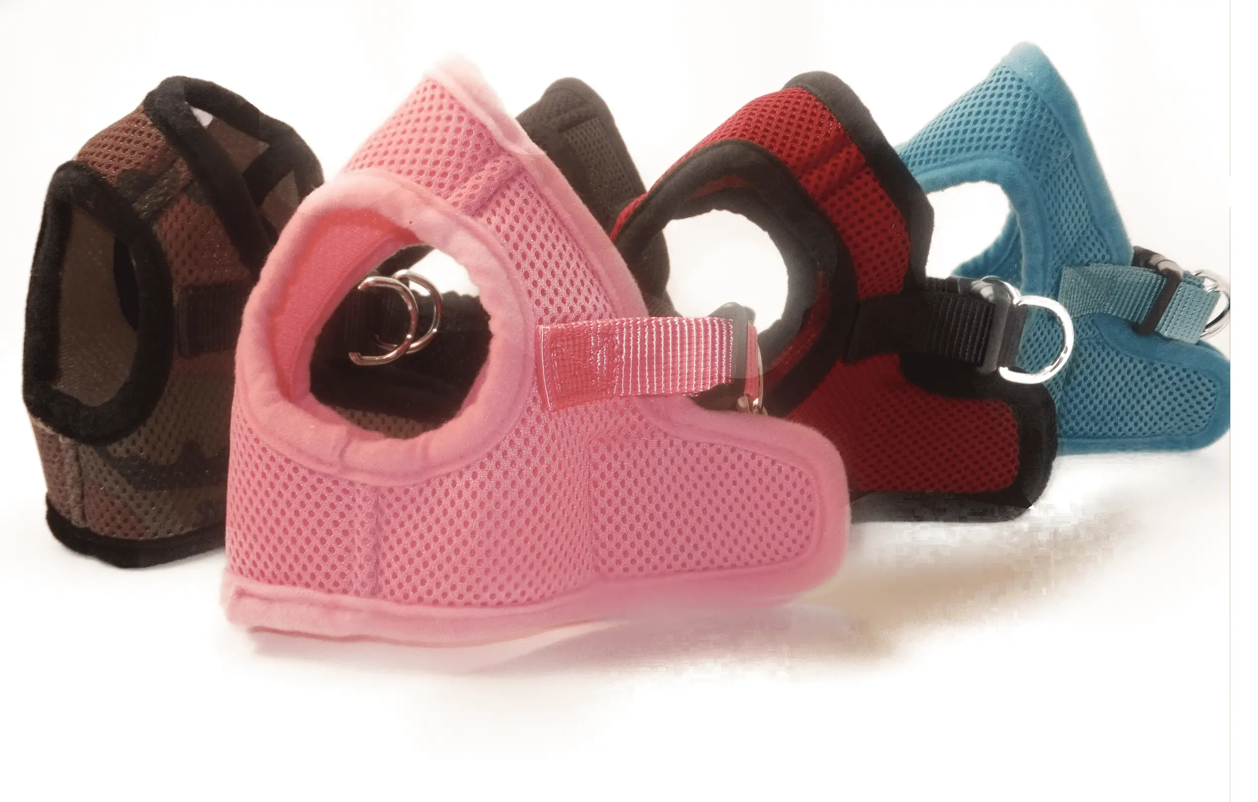 Snazzi Pet No Pull Adjustable Mesh Step in Dog Cat Harness Teacups XSmall Med 2-20 lb XS-XL Pink XS