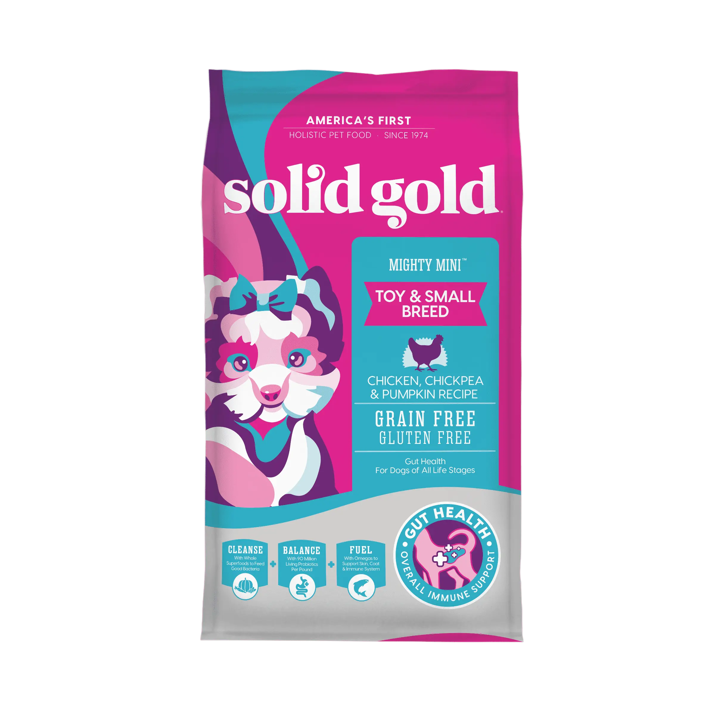 Solid Gold Mighty Mini Grain-Free Small Breed Dry Dog Food. Chicken. 11 lb.