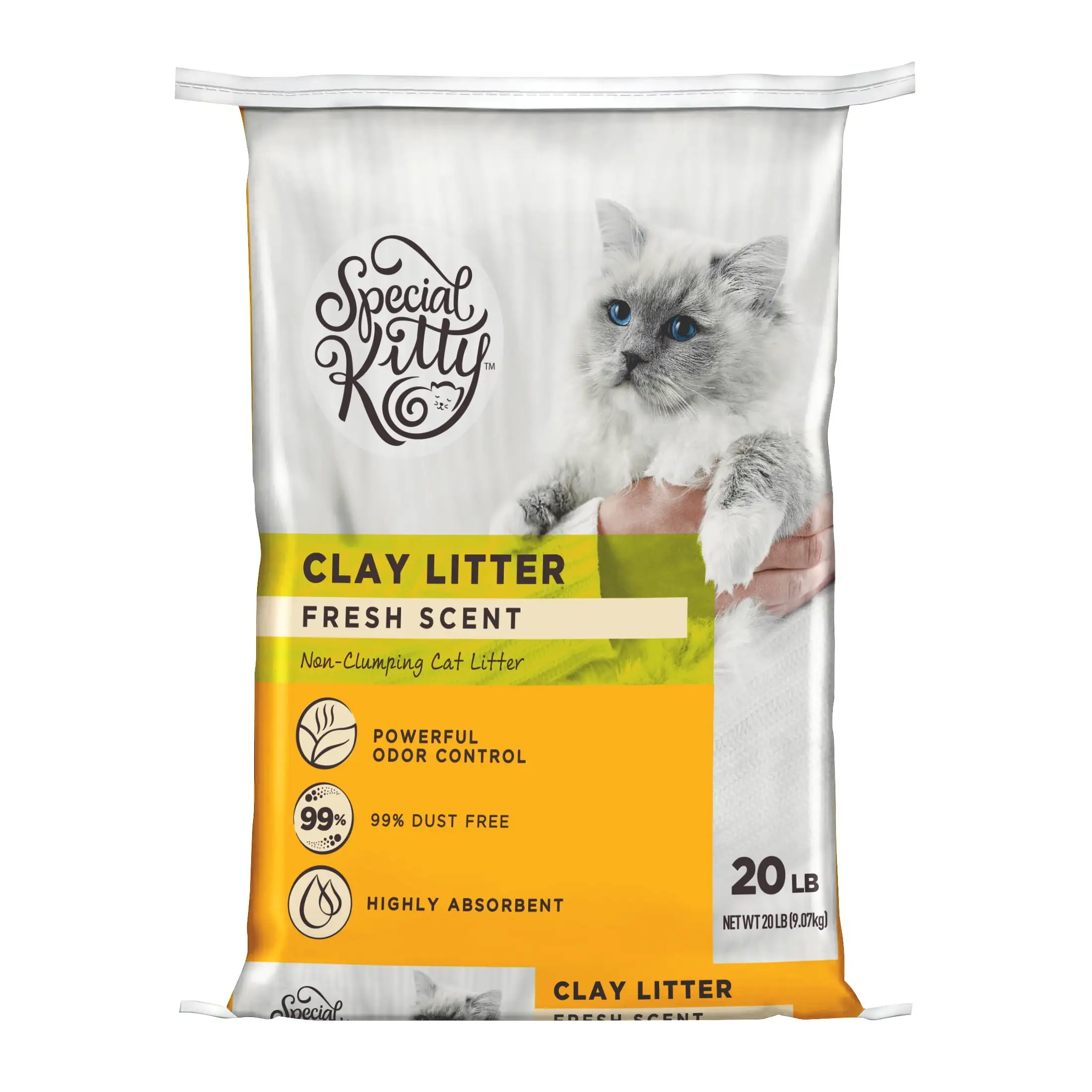 Special Kitty Fresh Scent Non-Clumping Clay Litter. 20 lbs