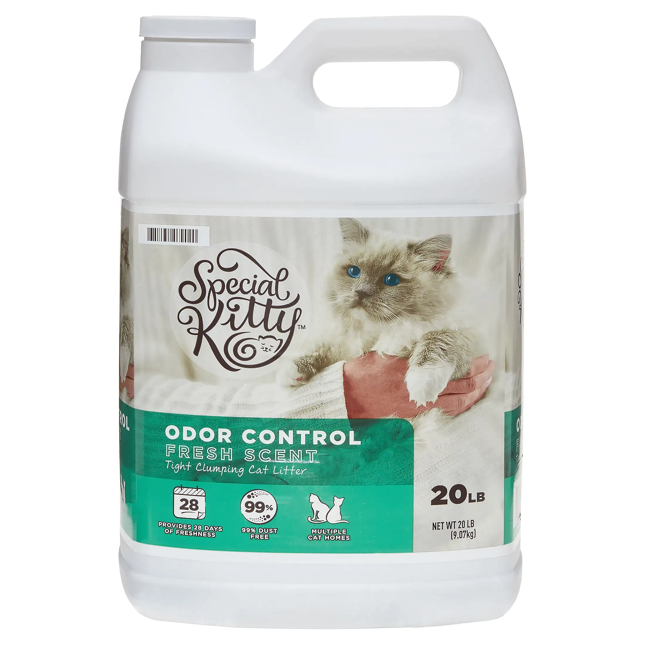 Special Kitty Odor Control Tight Clumping Cat Litter. Fresh Scent. 20 lb