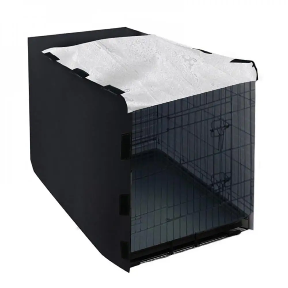 Spree Four Door Dog Crate Cover Windproof Pet Kennel Cover Waterproof Sun Protection Dog Crate Cover