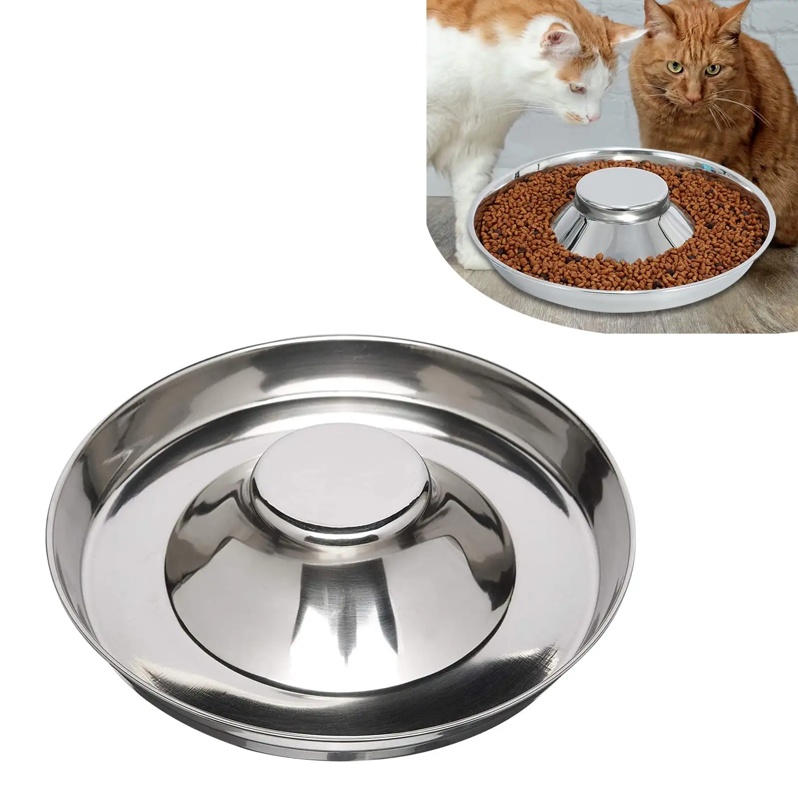 Stainless Steel Bowls for Puppies. Cats. and Dogs. Suitable for weaning. feeding. and litter feeding(13.4)