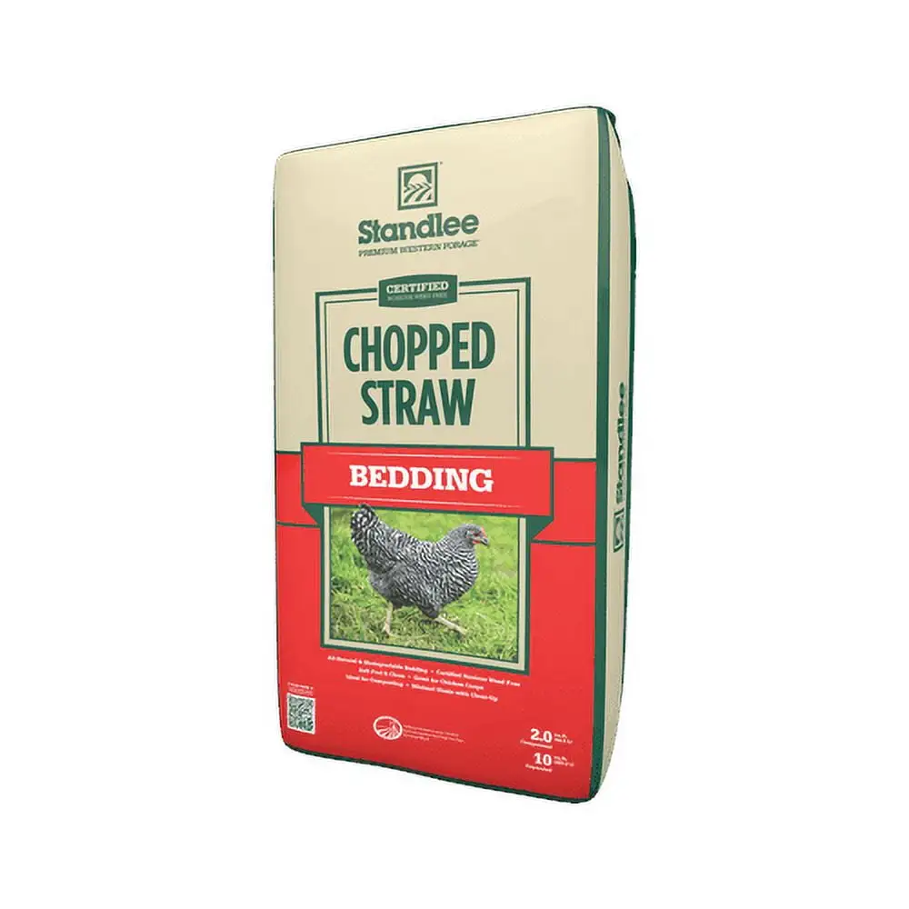 Standlee Hay Company Wheat or Barley Chopped Straw for Animal Bedding