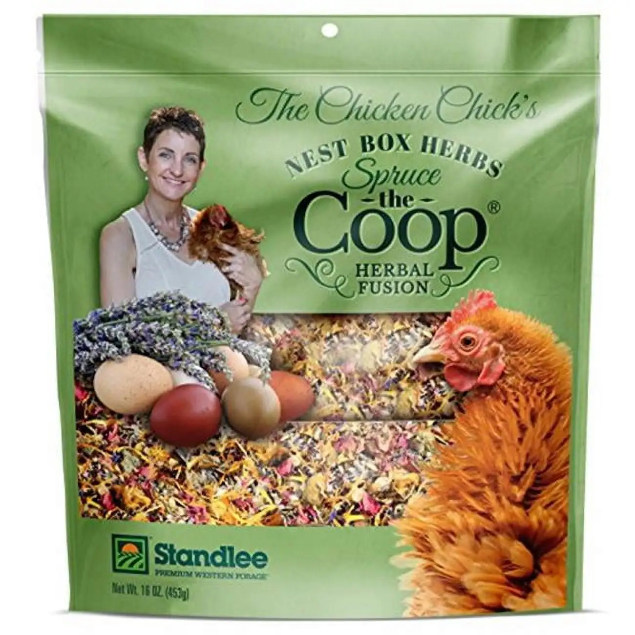 Standlee - The Chicken Chick 2700-90102-0-0 Spruce The Coop Nesting Box Herbs. 16-oz. - Quantity 1