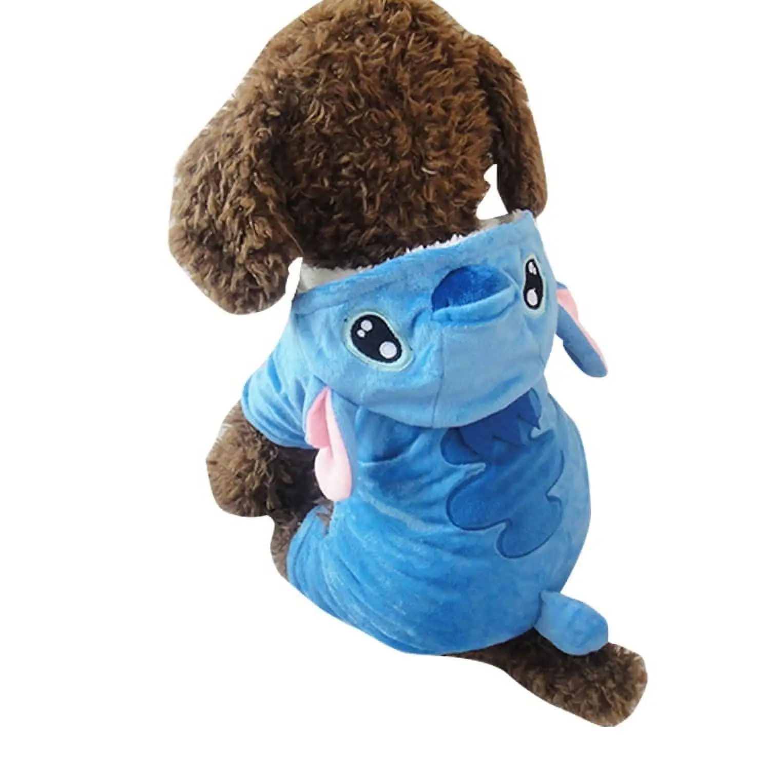 Stitch pet clothing. dog hoodie. pet pajamas suitable for pets. pet jackets. suitable for small. medium and cats and dogs. suitable for Halloween and winter.L