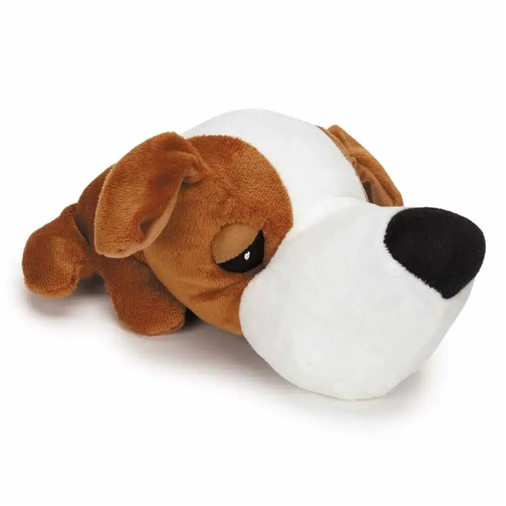 Stuffed Plush Fat Headz Dog Toys Interactive Squeaker Choose Cute Animal Design (Beagle)