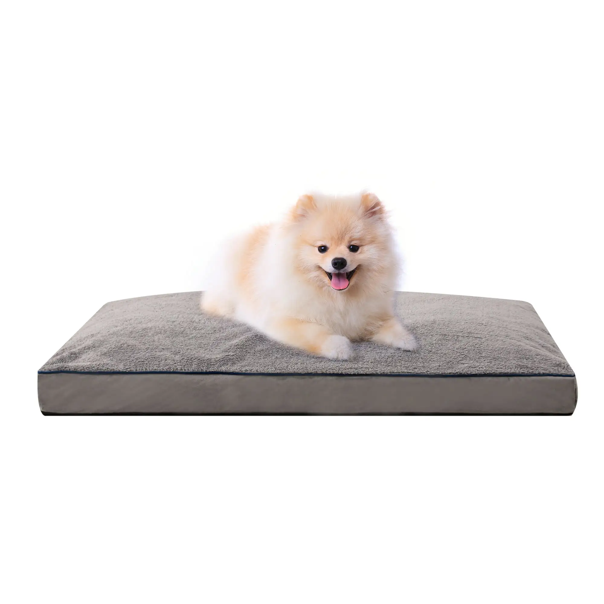 Subrtex Dog Bed for Large. Medium and Small Dogs with Removable Washable Cover (24x18x3)