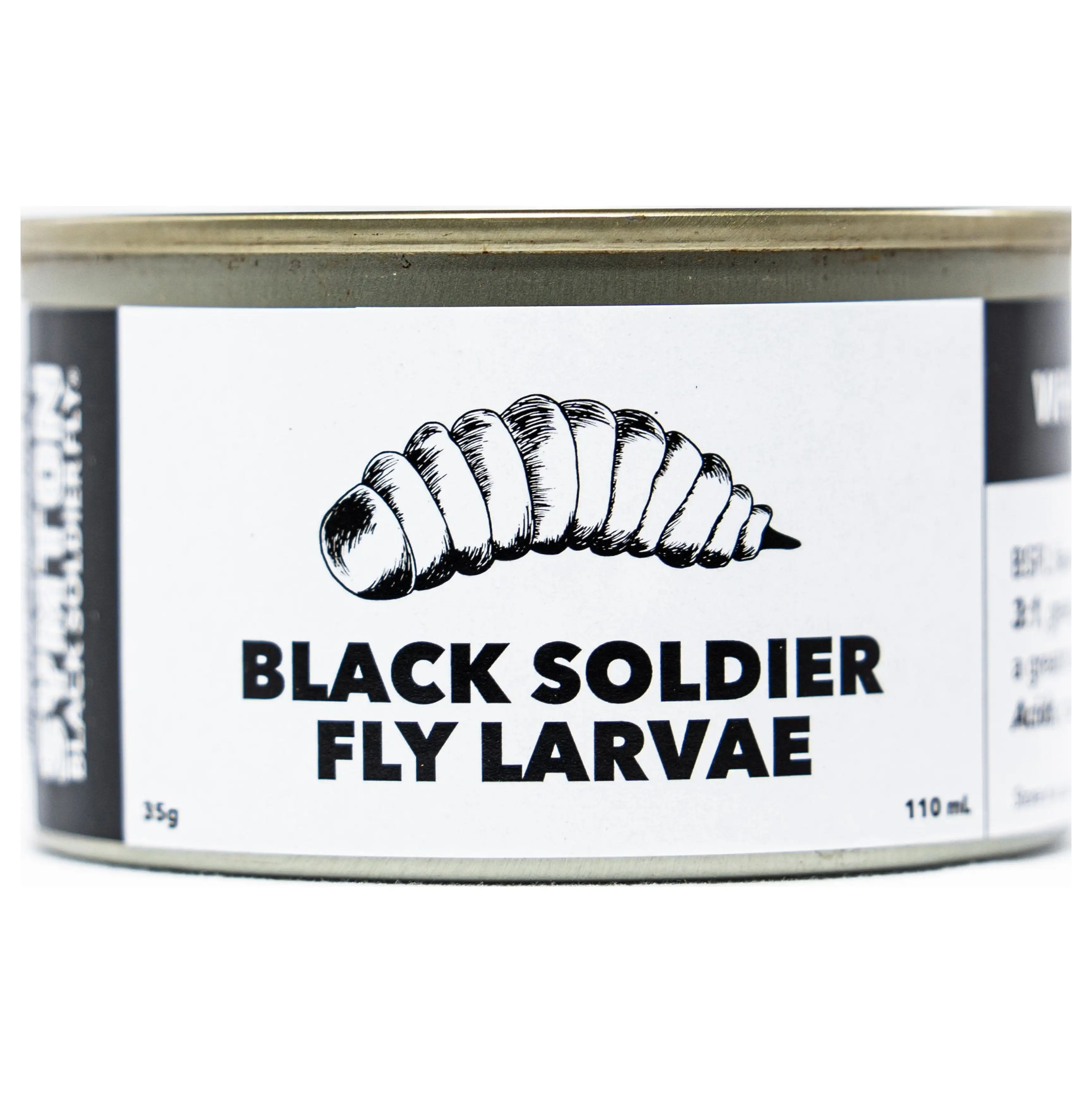 Symton Canned Black Soldier Fly Larvae for Reptiles (1 Can)