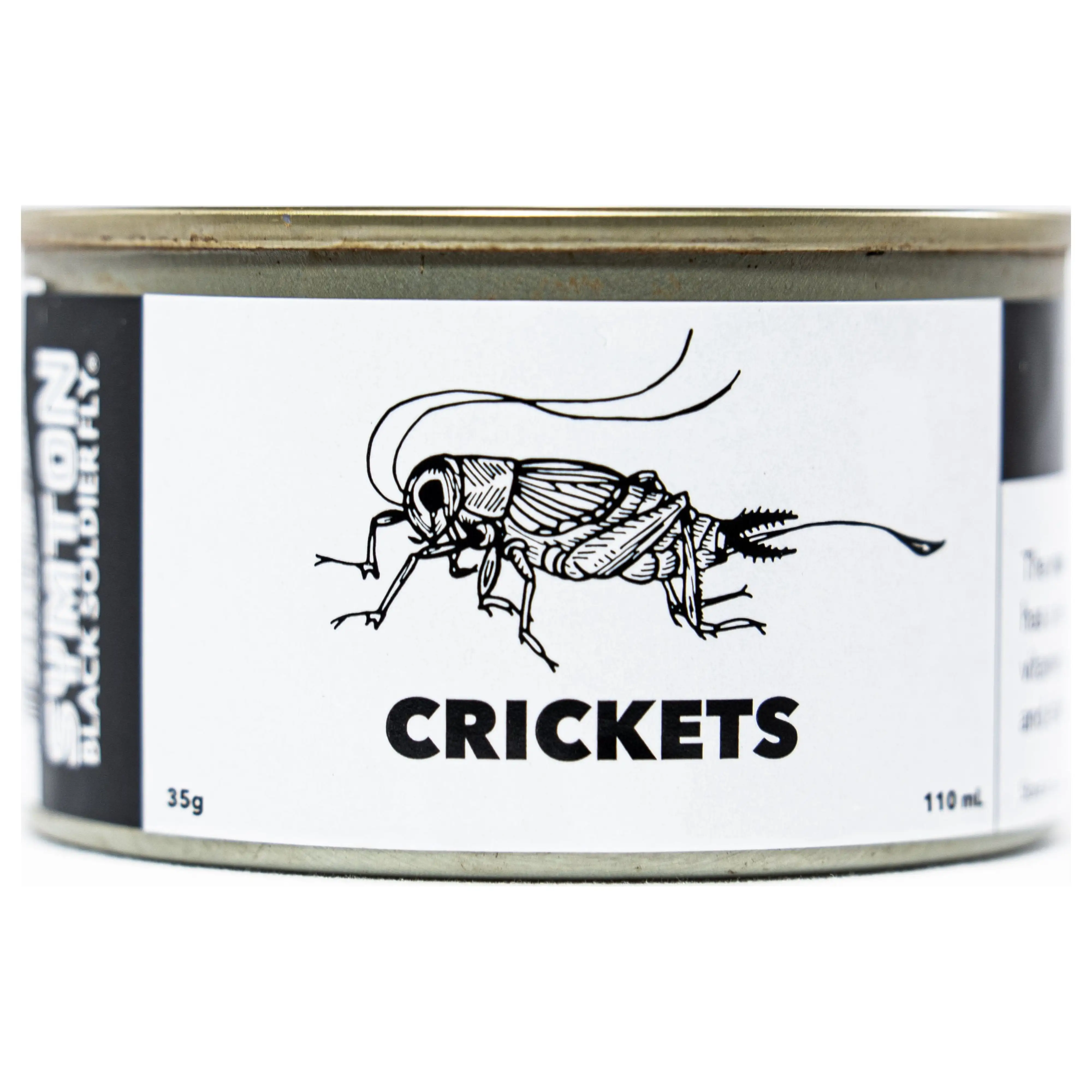 Symton Canned Crickets for Reptiles (1 Can)