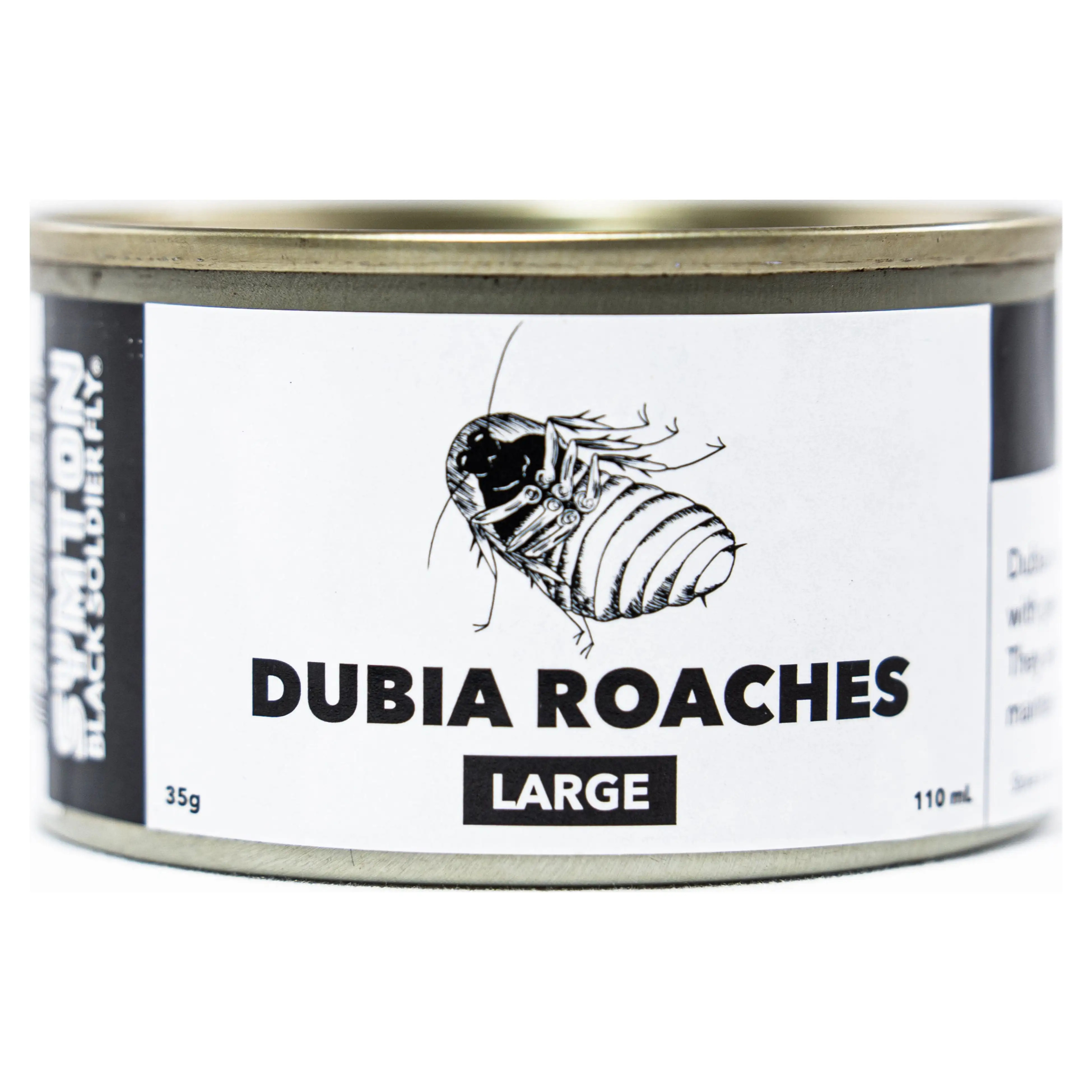 Symton Canned Dubia Roaches for Reptiles (1 Can)