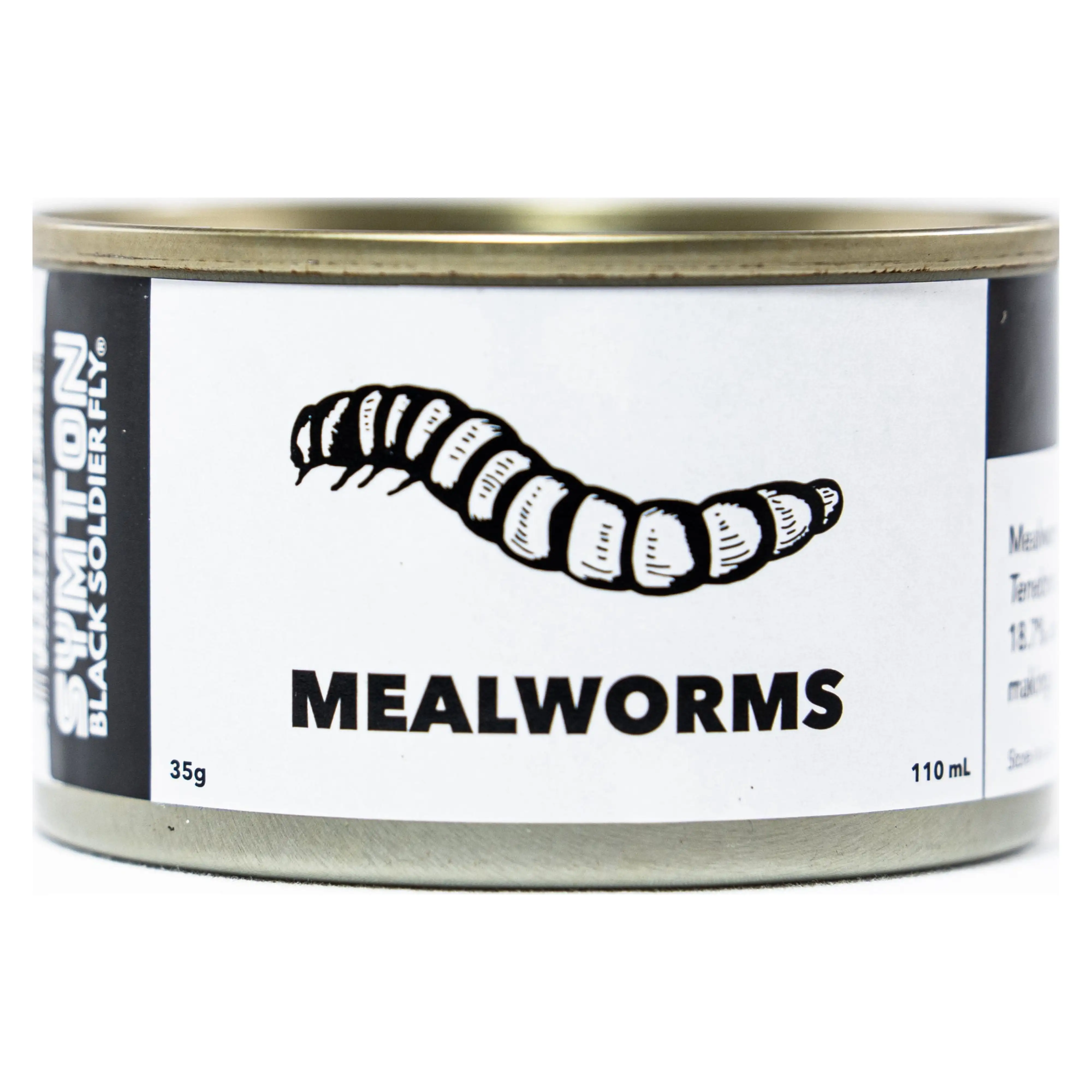 Symton Canned Mealworms for Reptiles (1 Can)