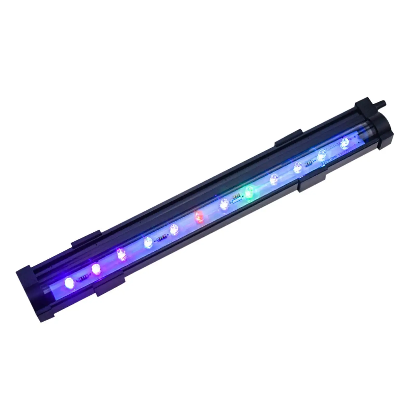 TERGAYEE Aquarium air Bubble Light.LED Fish Tank Light.IP68 Submersible Crystal Glass Lights Bar.LED Aquarium Lamp.for Aquarium Fish Tank