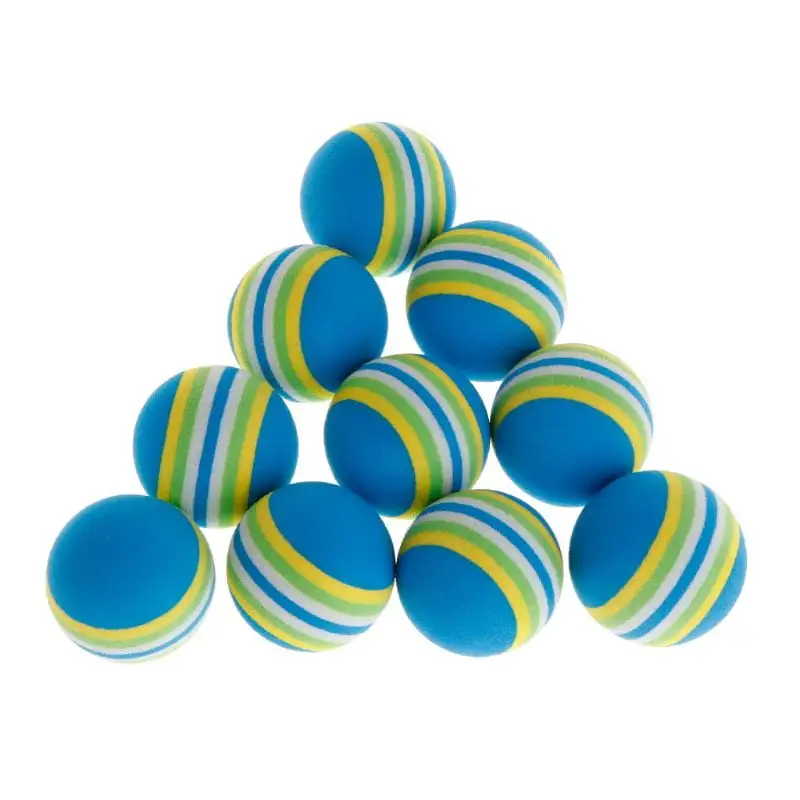 TINYSOME 10pcs Pet Ball Toys Eco-friendly EVA Fetching Ball Toys Non-toxic Chewing Balls