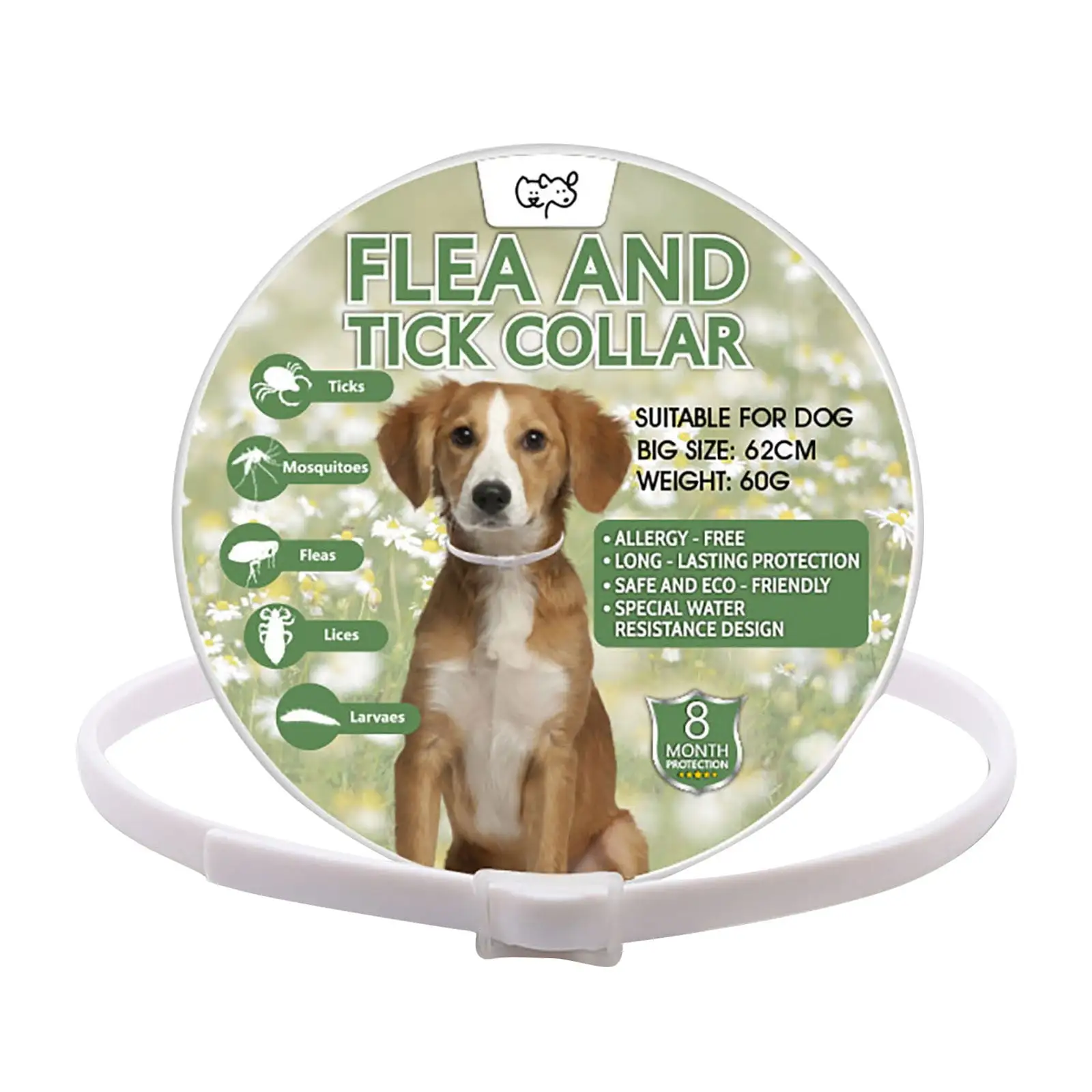 TOFOTL Collar For Dogs. Waterproof Adjustable Dog Prevention Collar