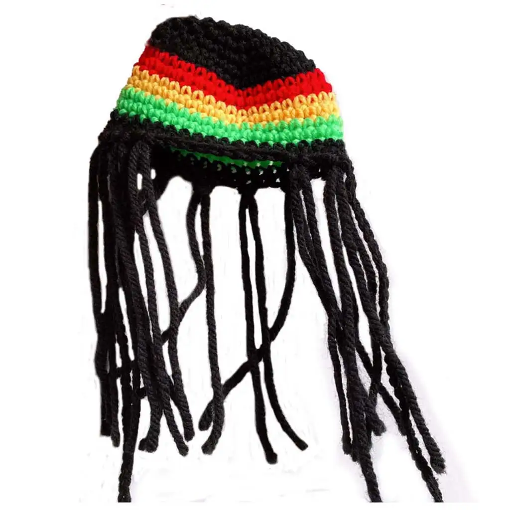 TRINGKY Halloween Pet Trendy Dreadlocks Woolen Hat Cosplay Cute Novelty Decor Funny Party Costume Headwear Funny Clothing