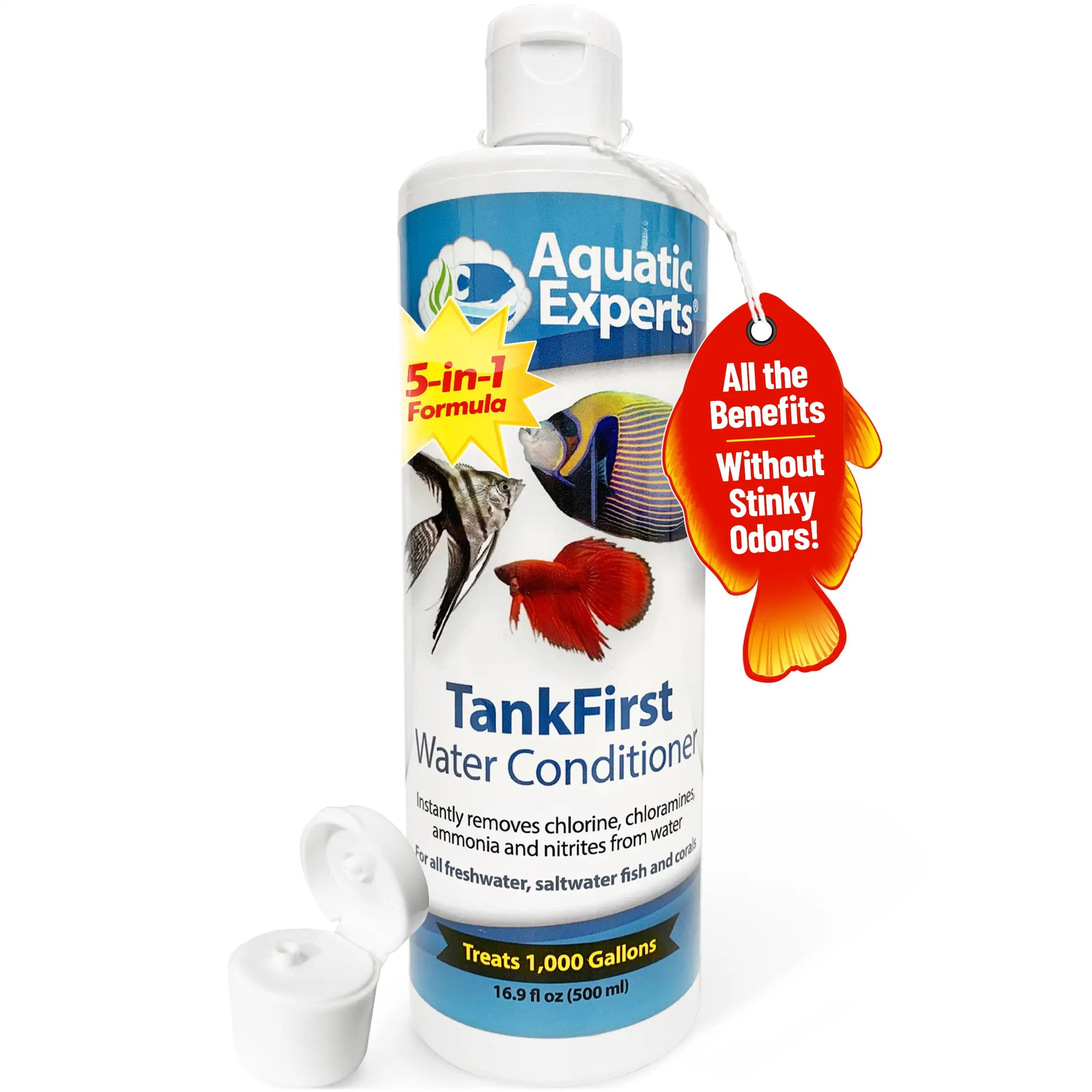 TankFirst Fresh and Saltwater Aquariums Fish Tanks Complete Water Conditioner. 500 ml