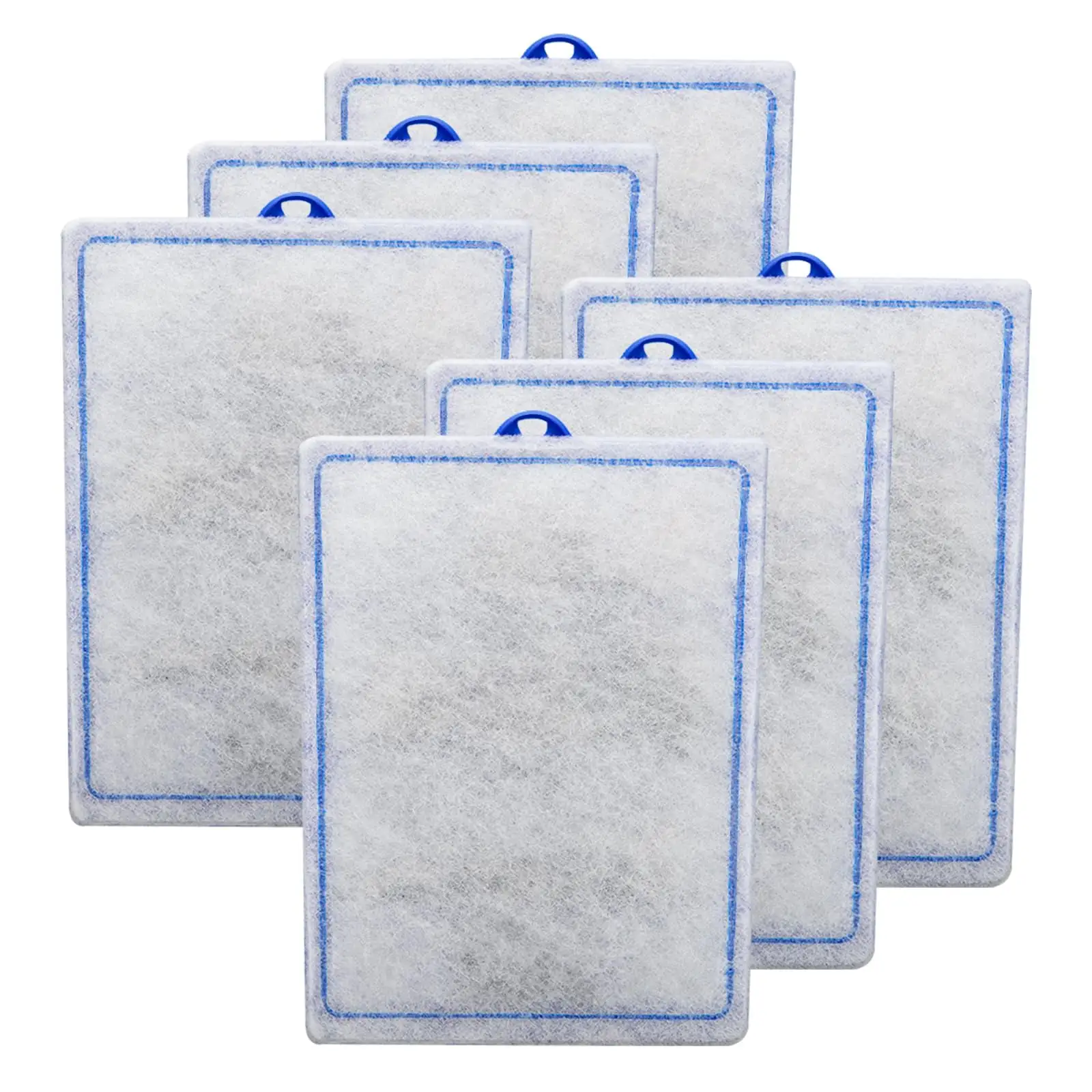 Tawatiler 6 Pack Assembled Large Filter Cartridges for Tetra Whisper Bio-Bag Filters 20i 40i IQ20/30/45/60 PF20/30/40/60