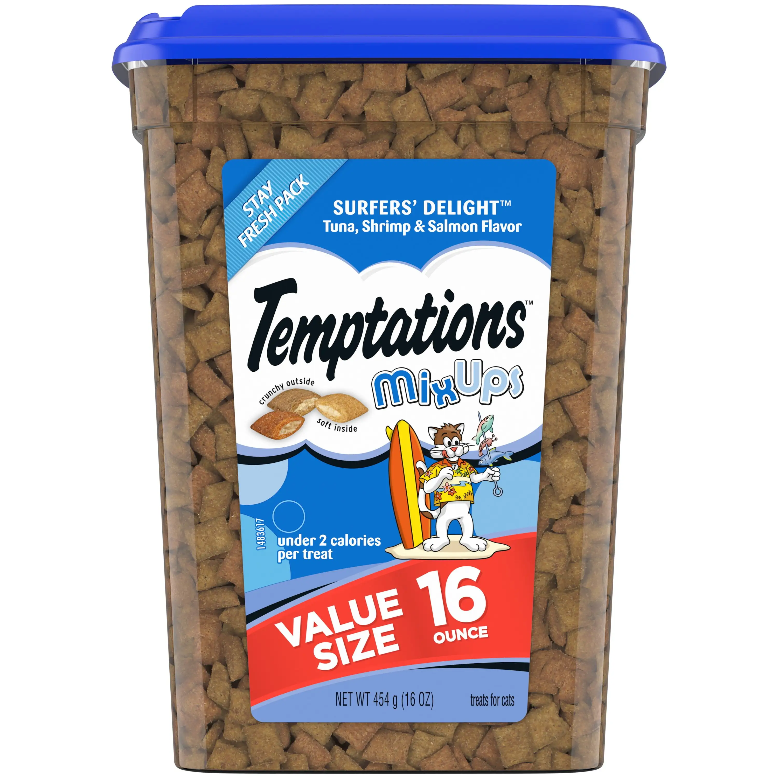 Temptations Cat MixUps Surfers Delight Treat 16oz