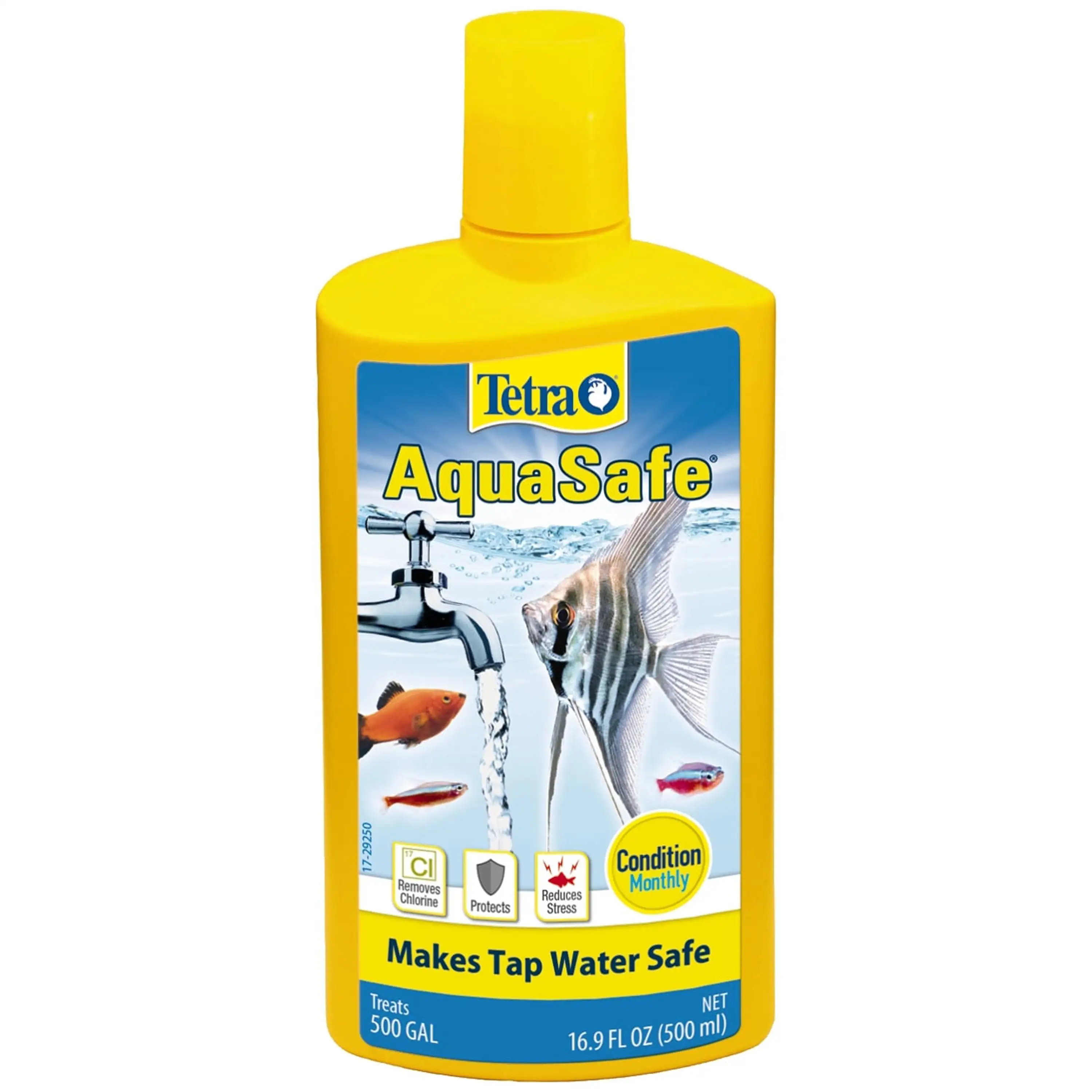 Tetra AquaSafe Aquarium Water Conditioner. Makes Tap Water Safe. 16.9 oz.